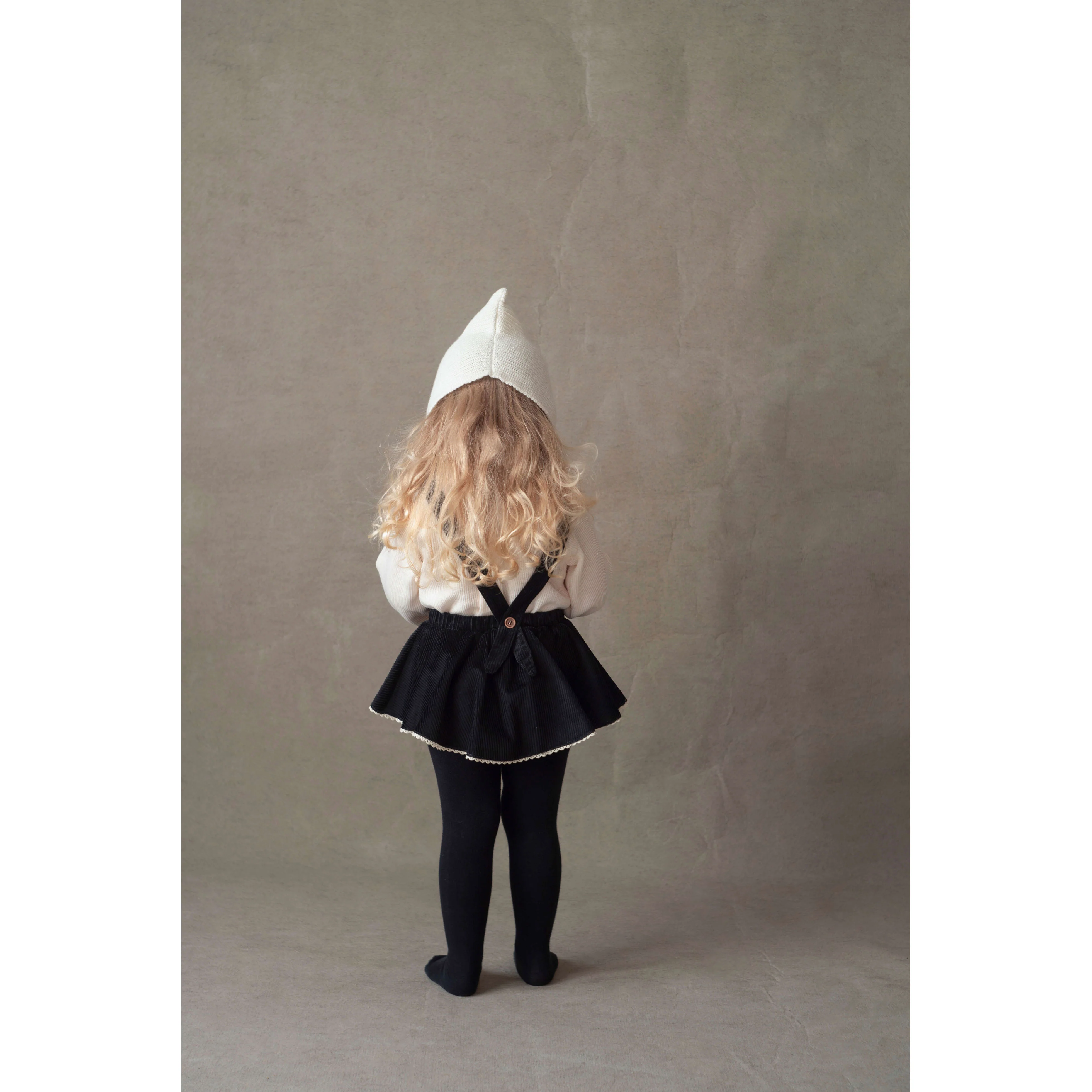 Popelin Black Skirt Playsuit - Image 4