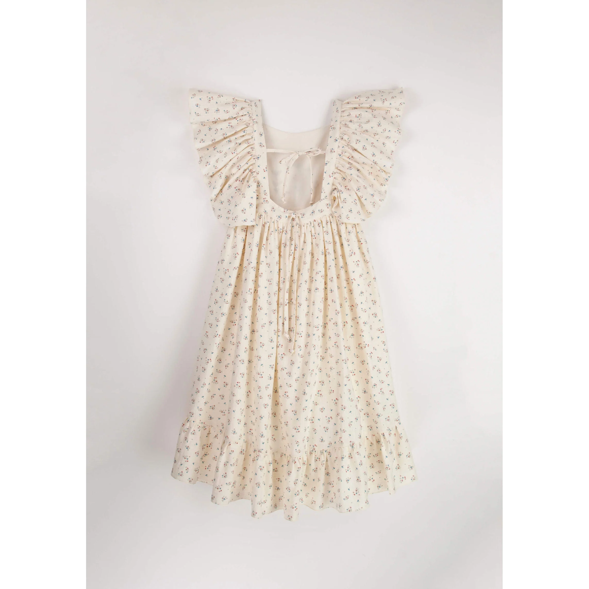 Popelin Floral Frill Midi Dress - Image 2