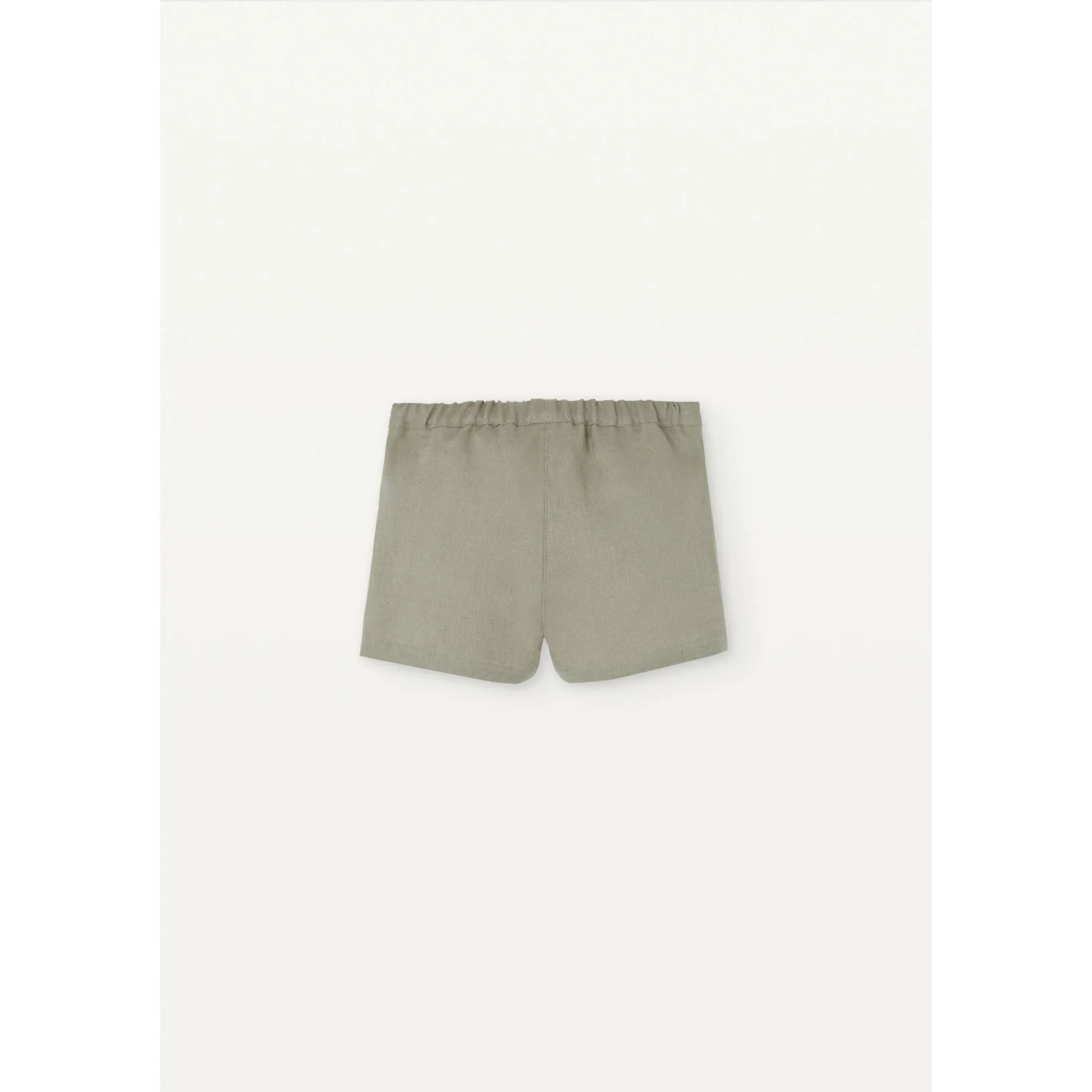 Popelin Green Linen Shorts - Image 3