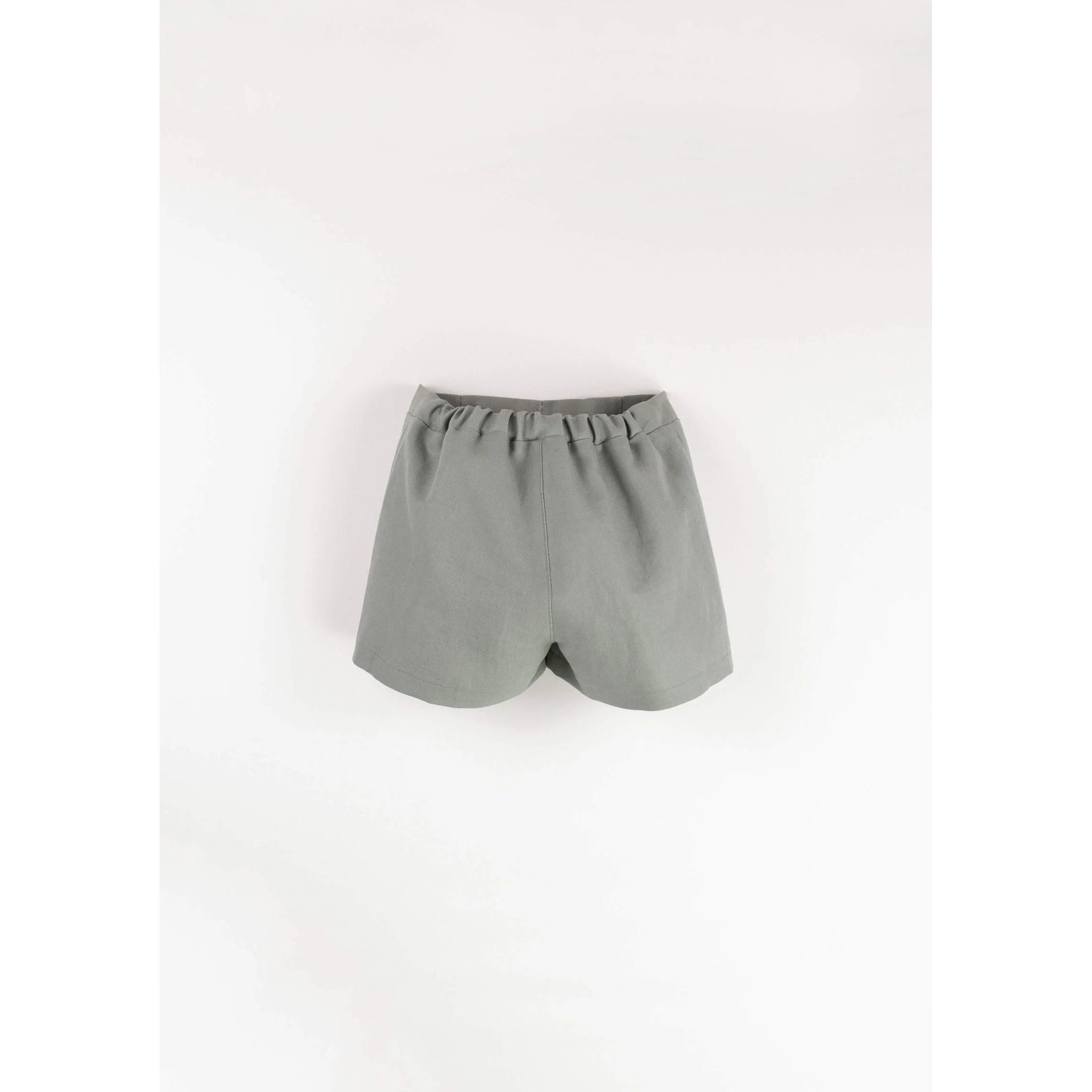 Popelin Green Shorts - Image 2