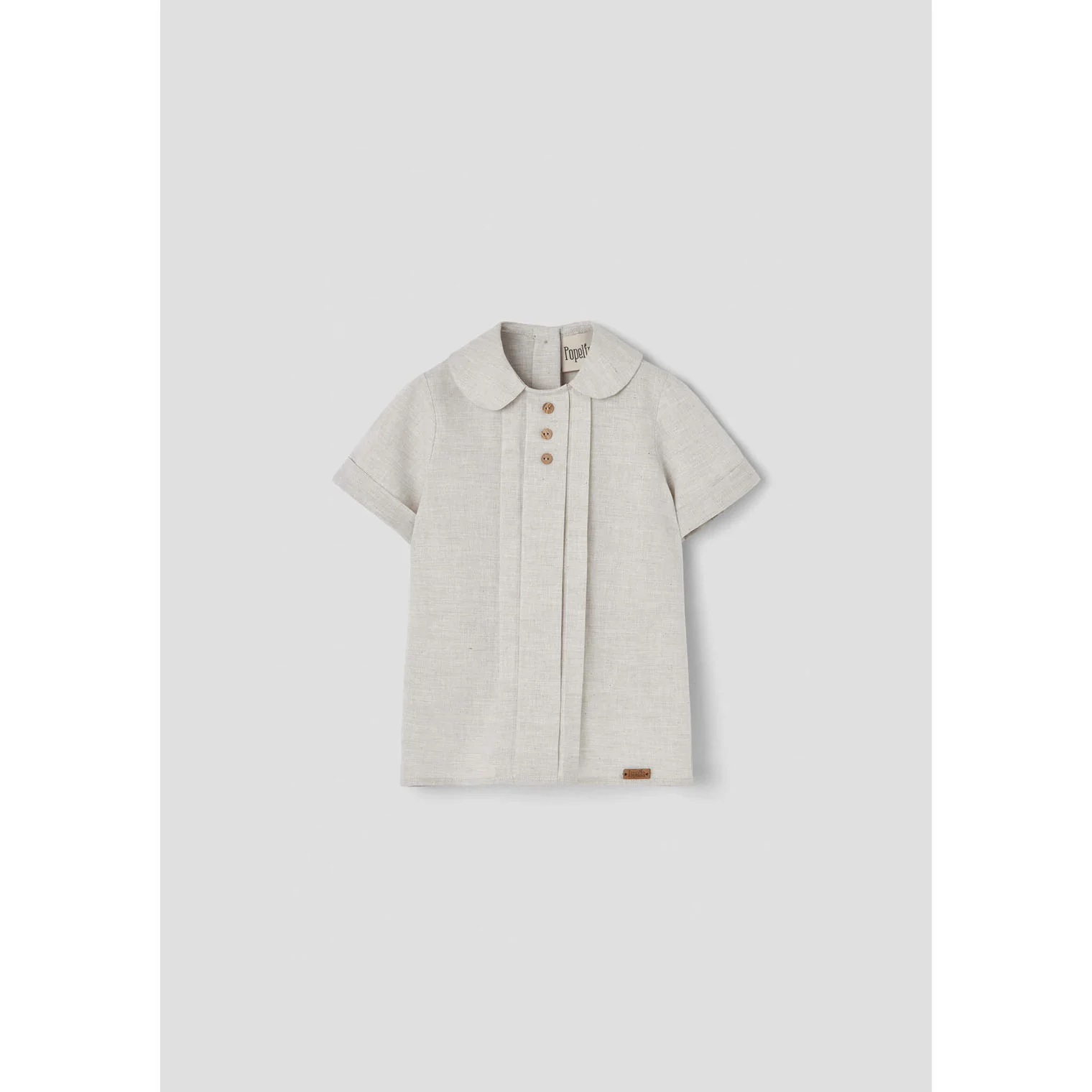 Popelin Grey Panel Shirt