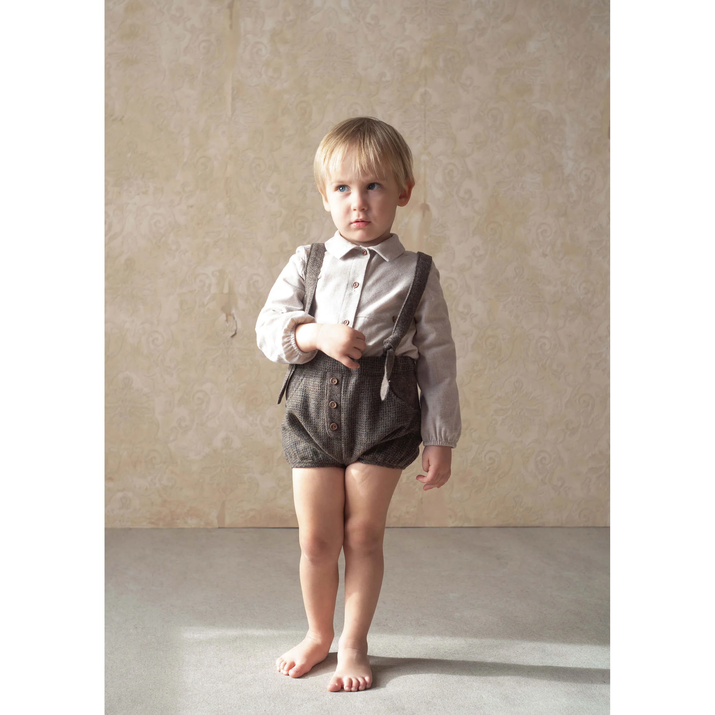 Popelin Multi Coloured Wool Romper - Image 2
