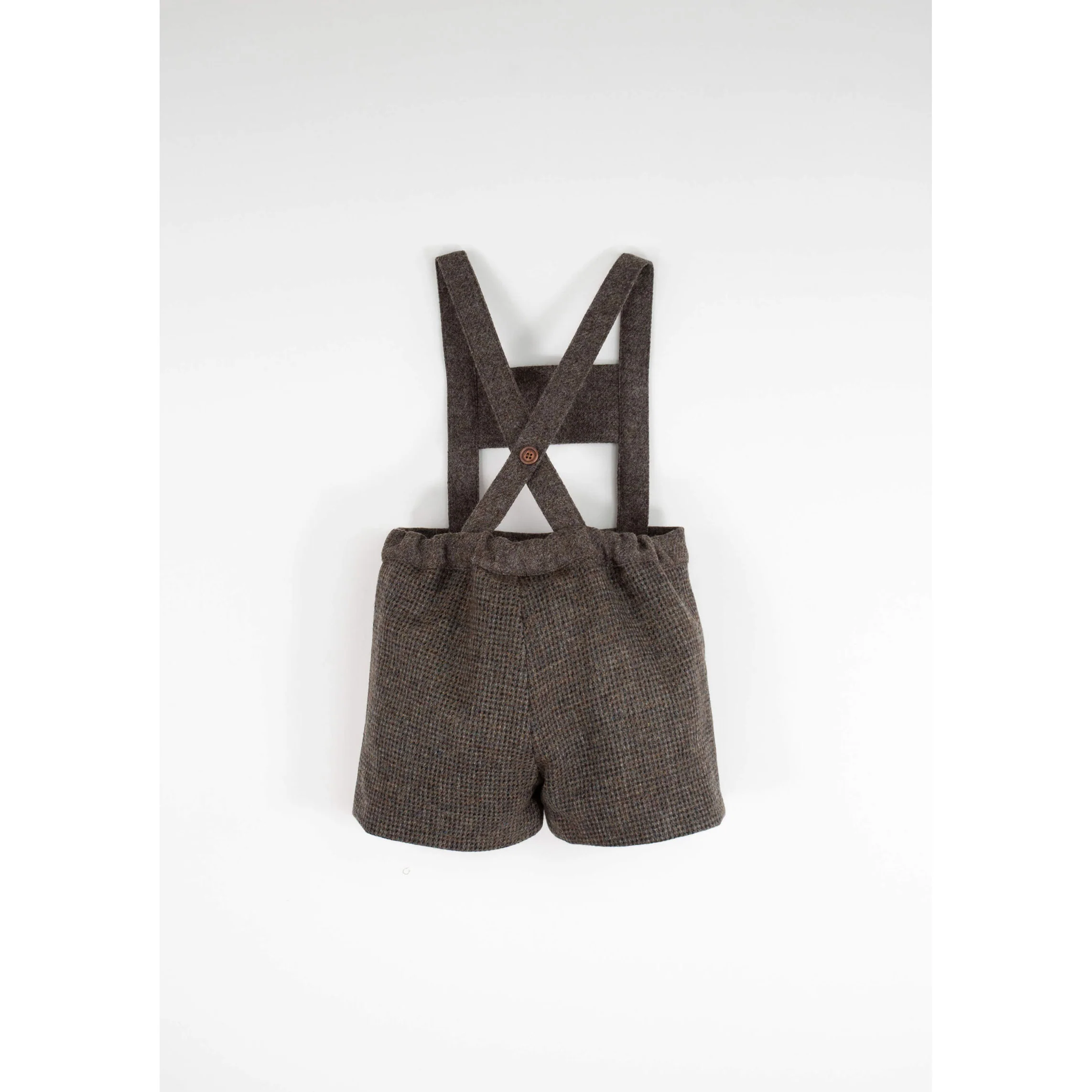 Popelin Multi Coloured Suspender Shorts - Image 3