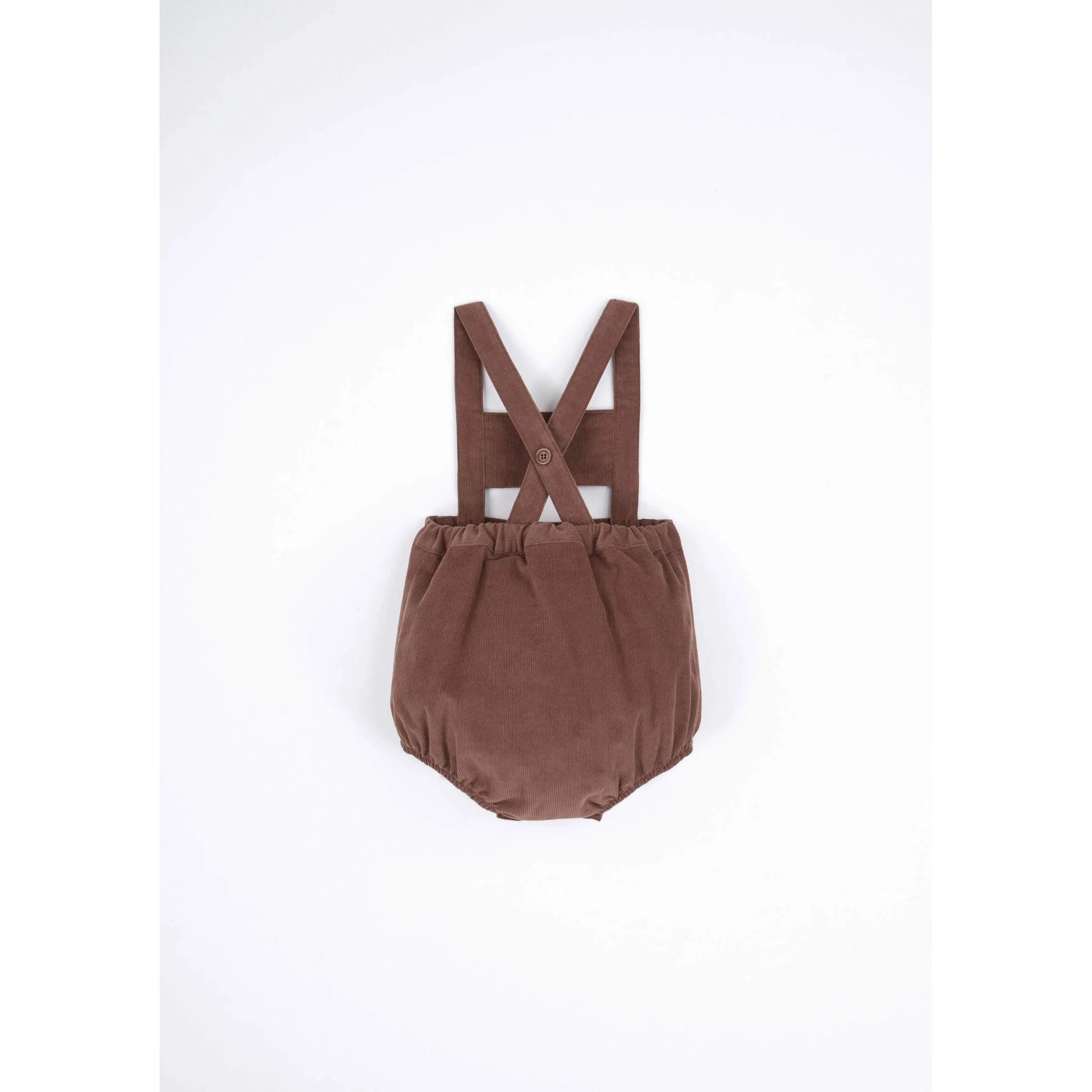 Popelin Ochre Coloured Corduroy Romper - Image 3