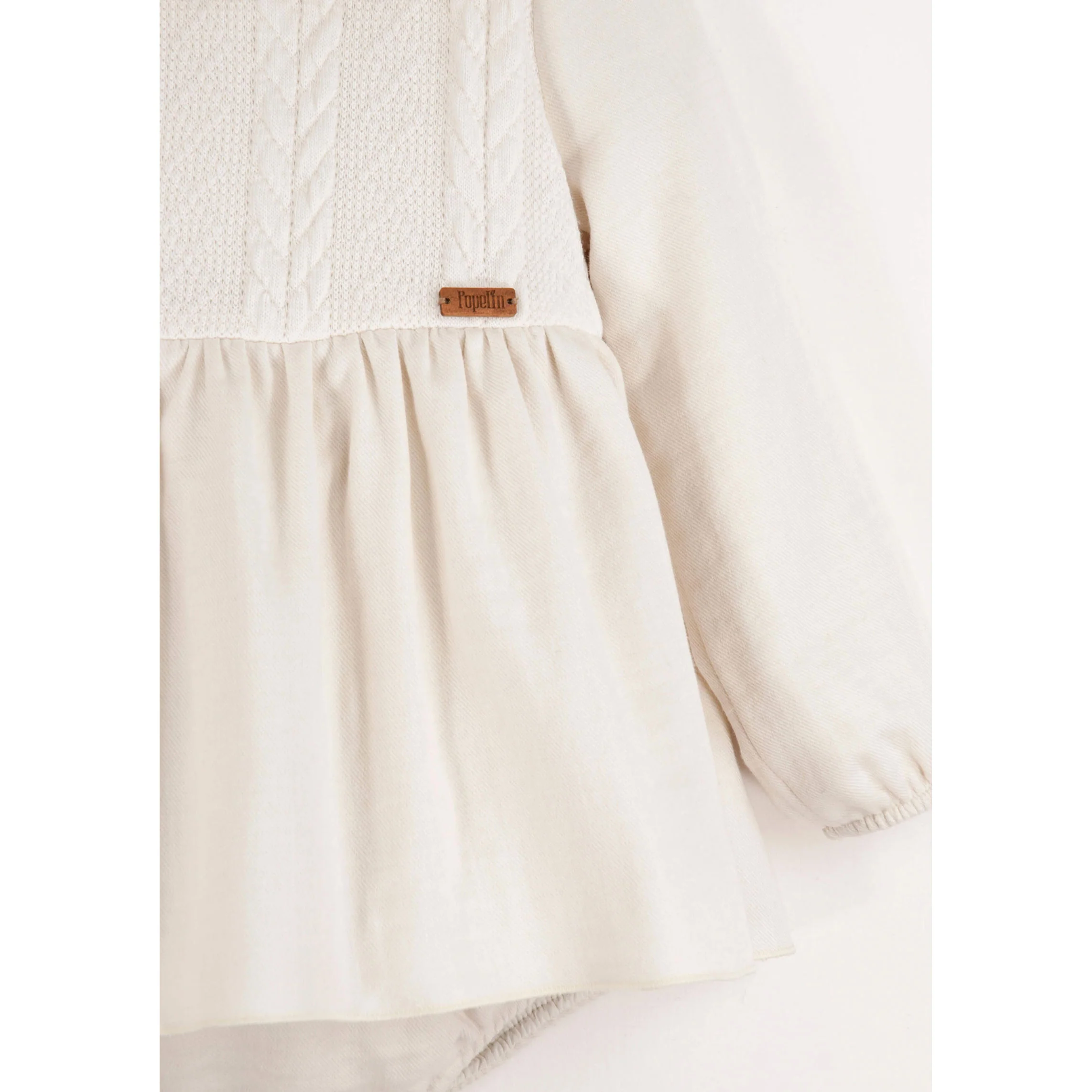 Popelin Off White Collared Romper - Image 4