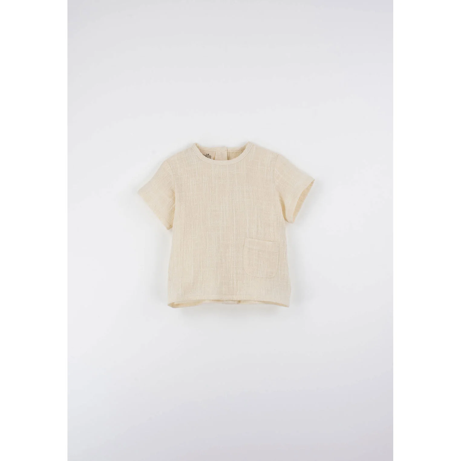 Popelin Off White Organic Pocket Shirt