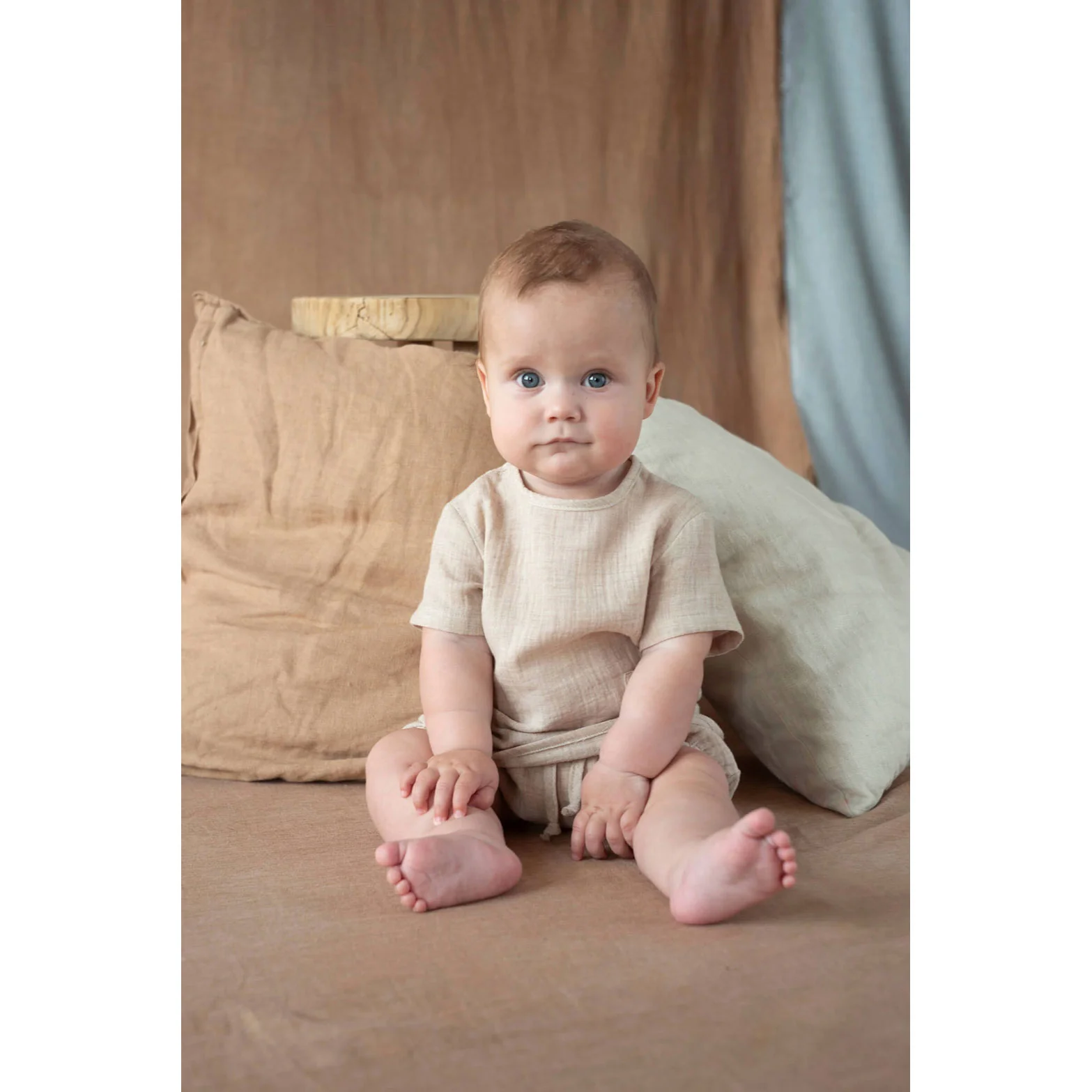 Popelin Sand Organic Pocket Shirt - Image 2