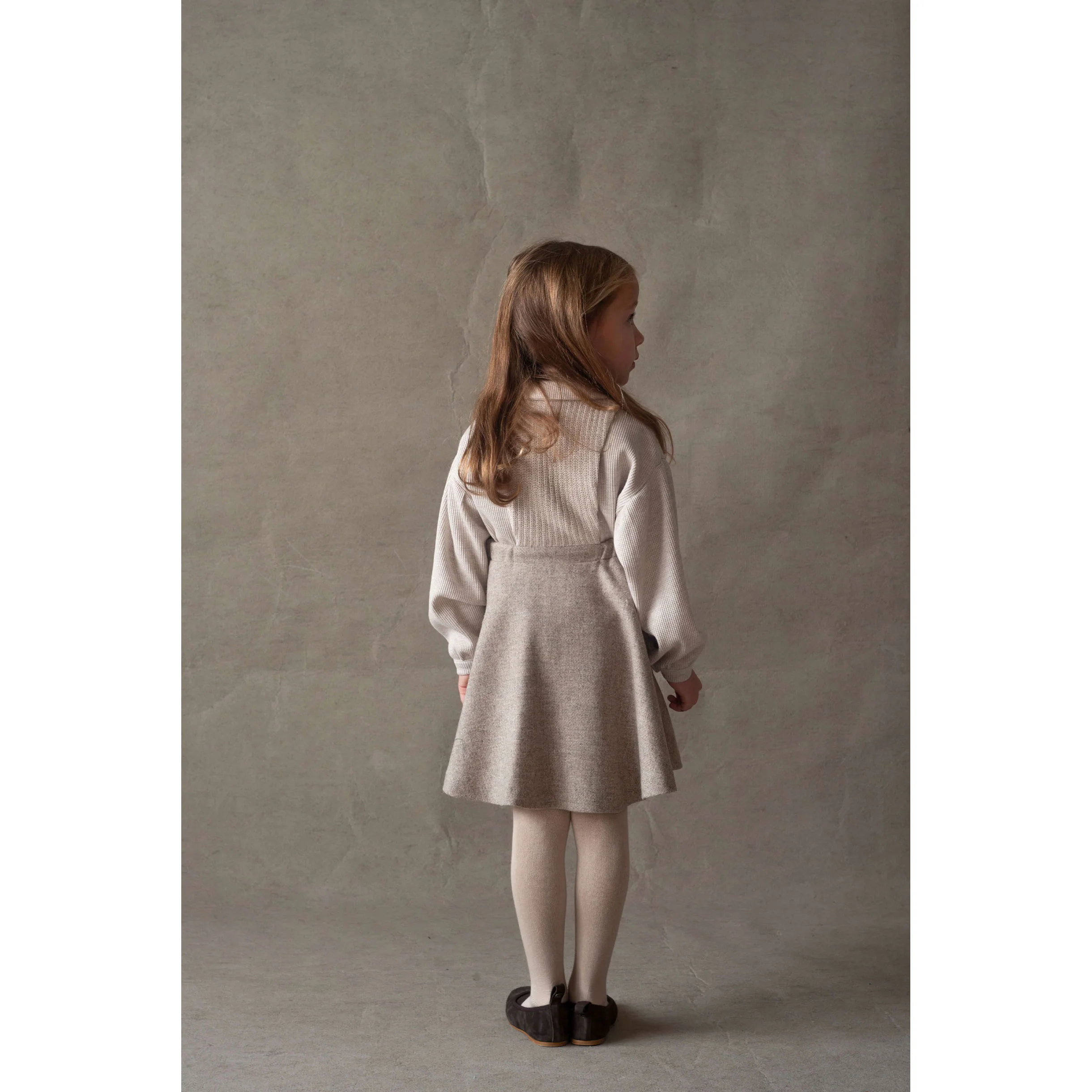 Popelin Stone Bib Short Dress - Image 3