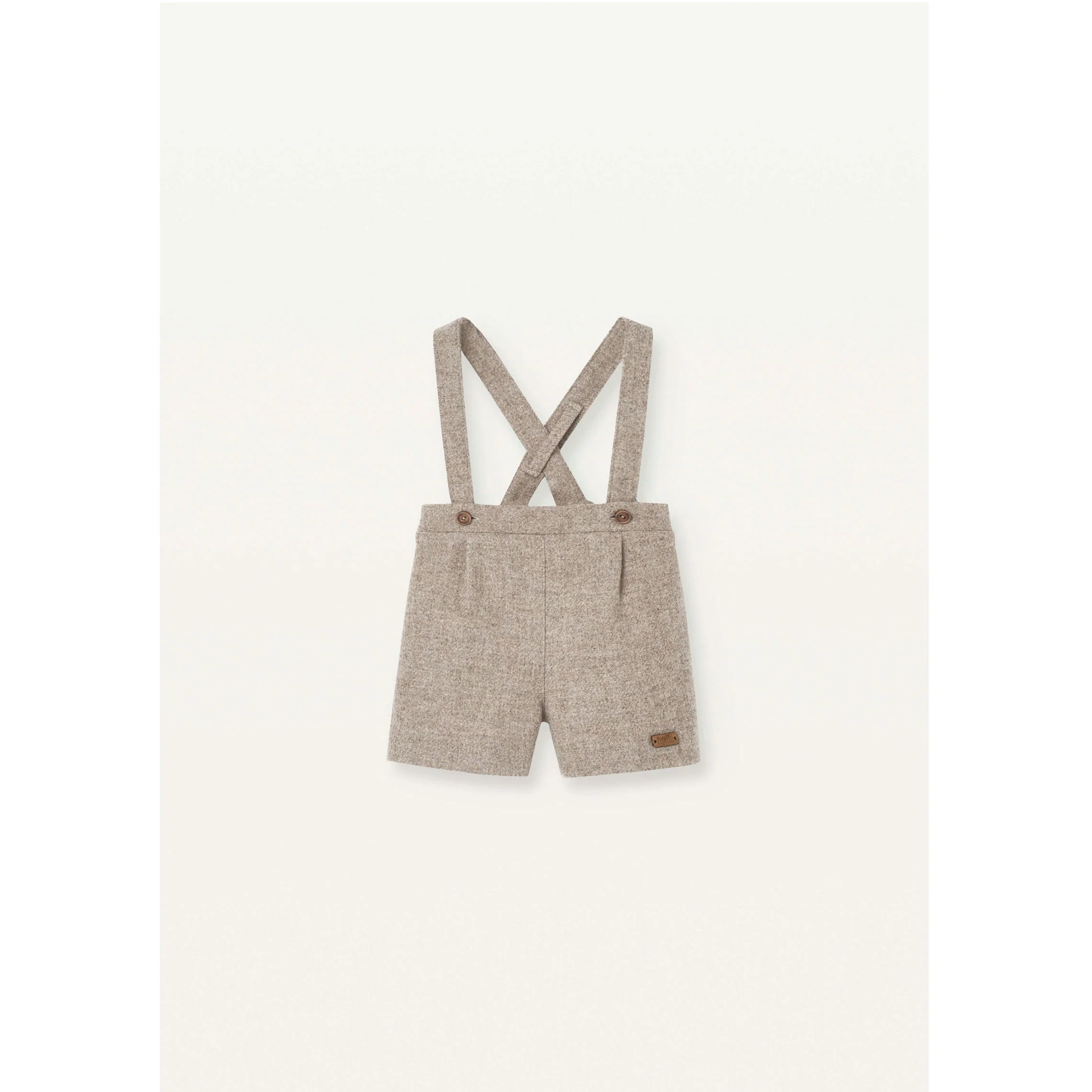 Popelin Stone Crossover Strap Shorts