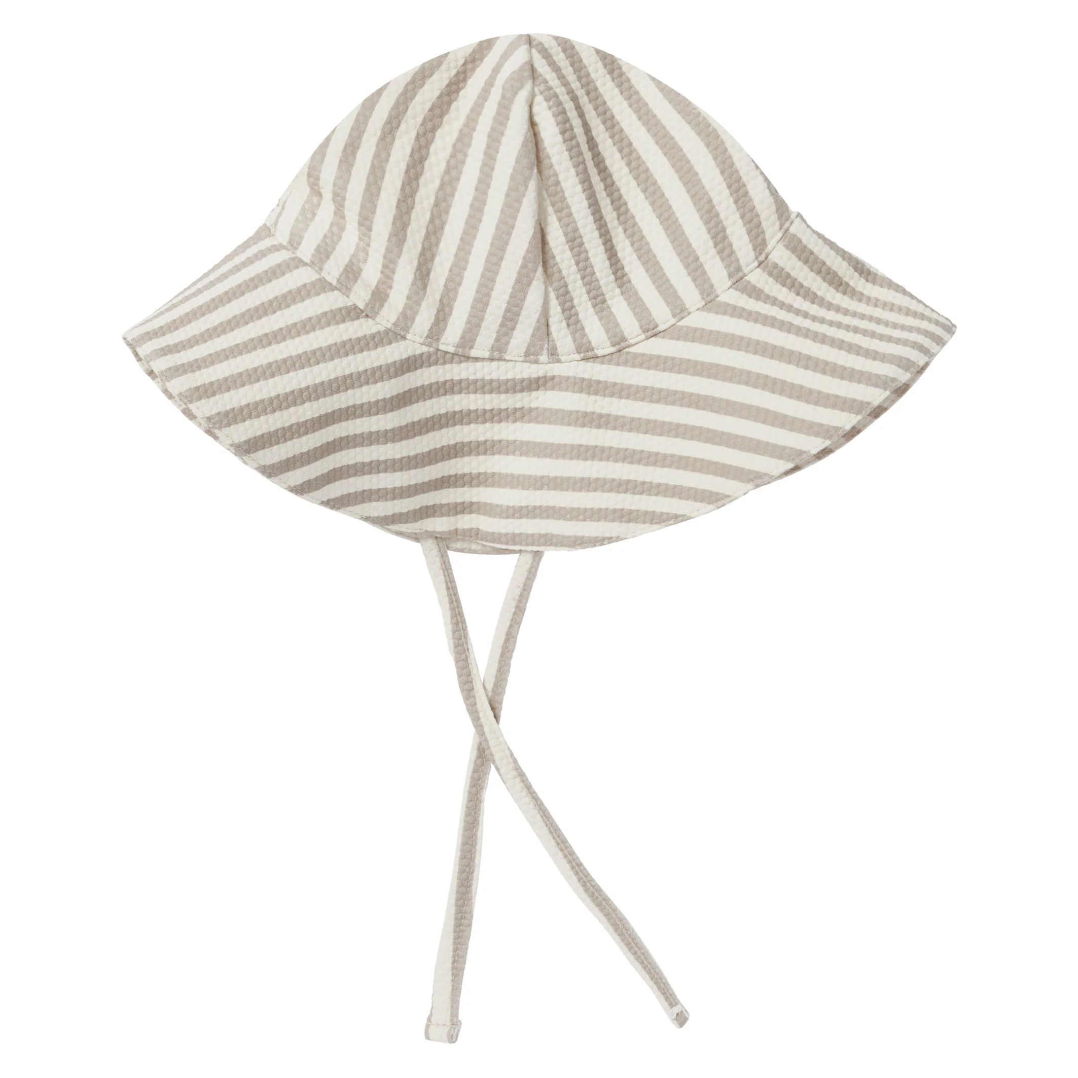 Quincy Mae Ash Stripe Sun Hat
