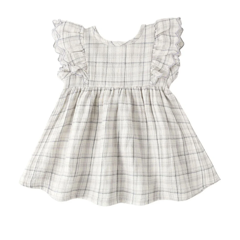 Quincy Mae Blue Plaid Alina Dress