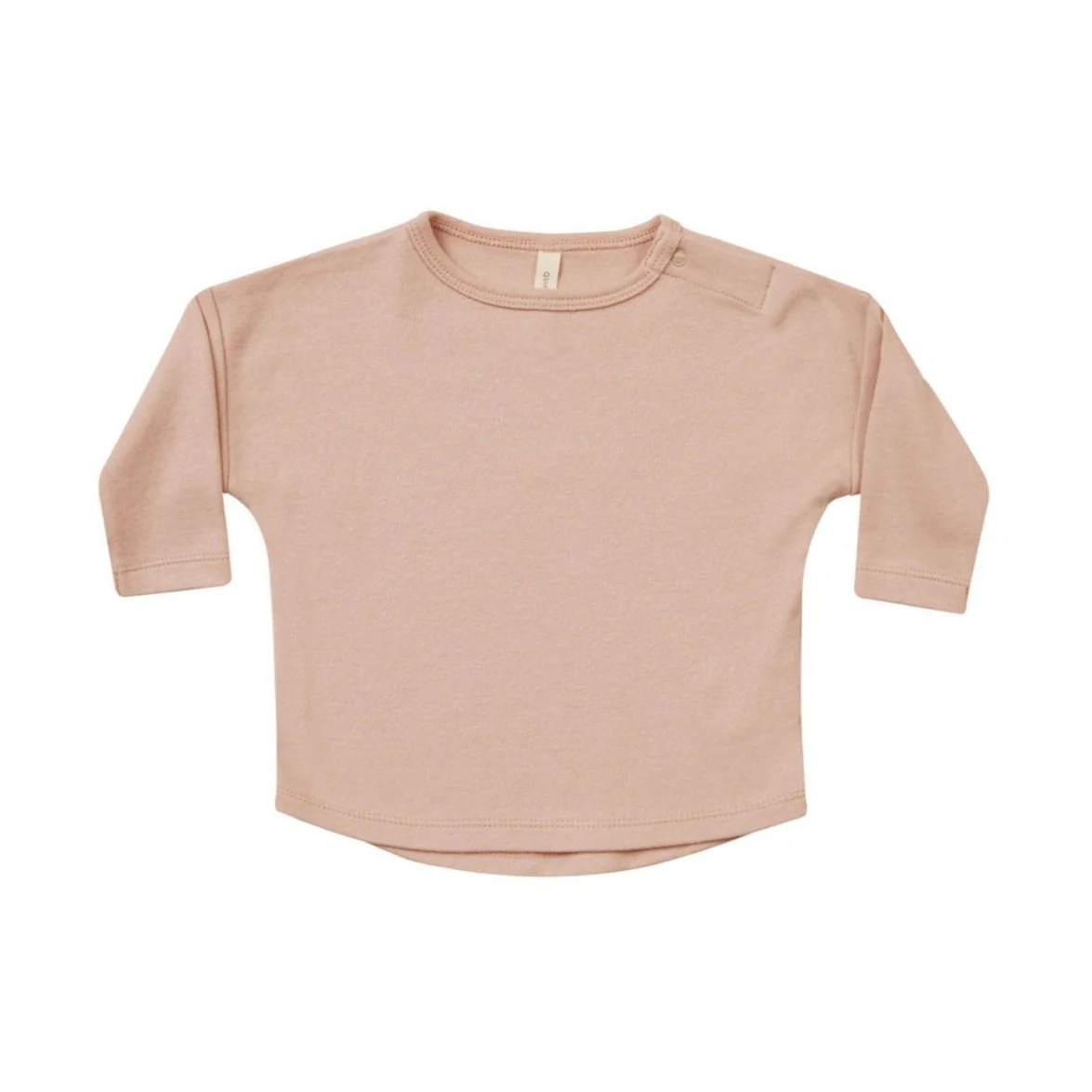 Quincy Mae Blush Long Sleeve Tee