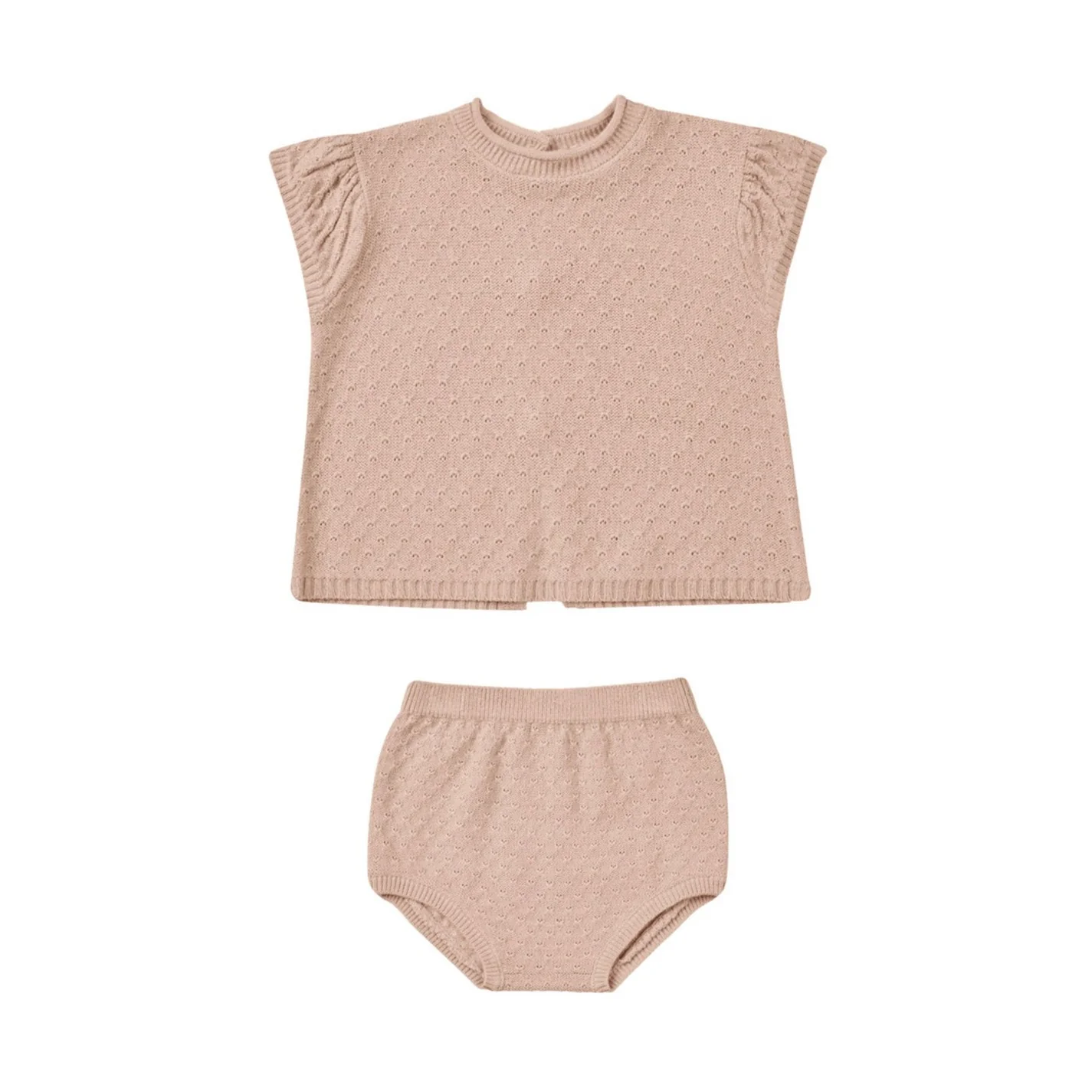 Quincy Mae Blush Penny Knit Set