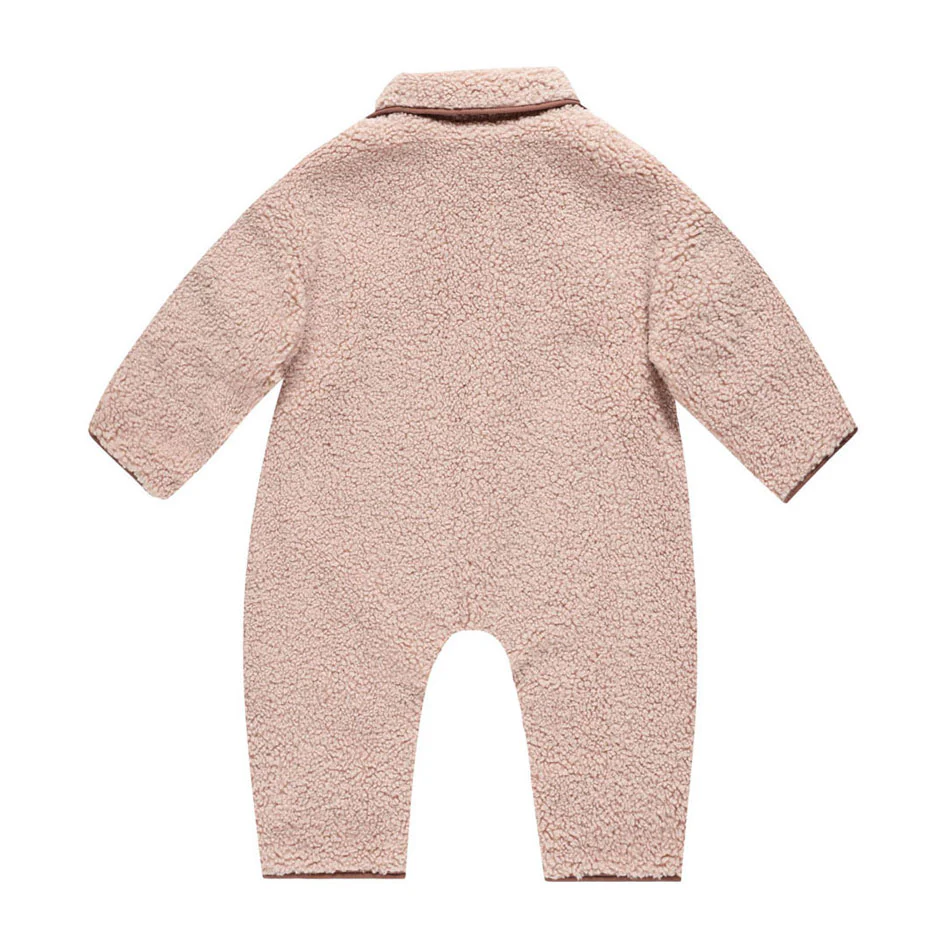 Quincy Mae Blush Shearling jumpsuit - Image 2