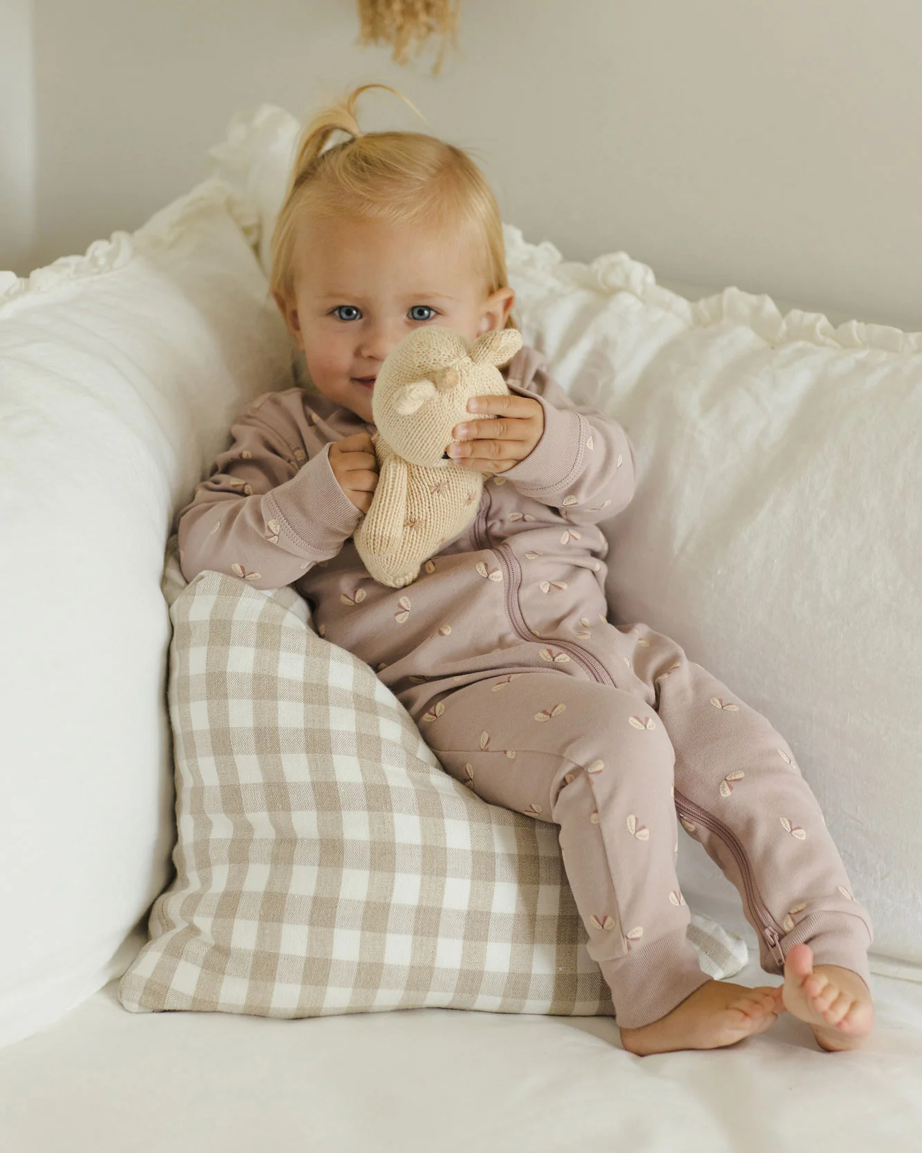 Quincy Mae Butterflies Zip Long Sleeve Sleeper - Image 4