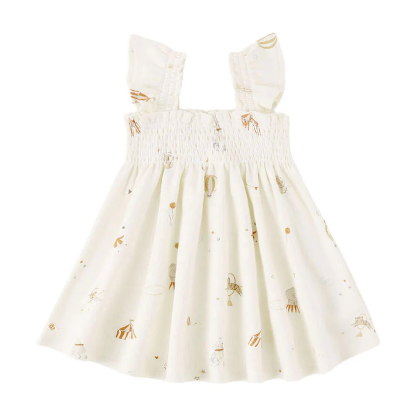 Quincy Mae Carnival Smocked Jersey Dress