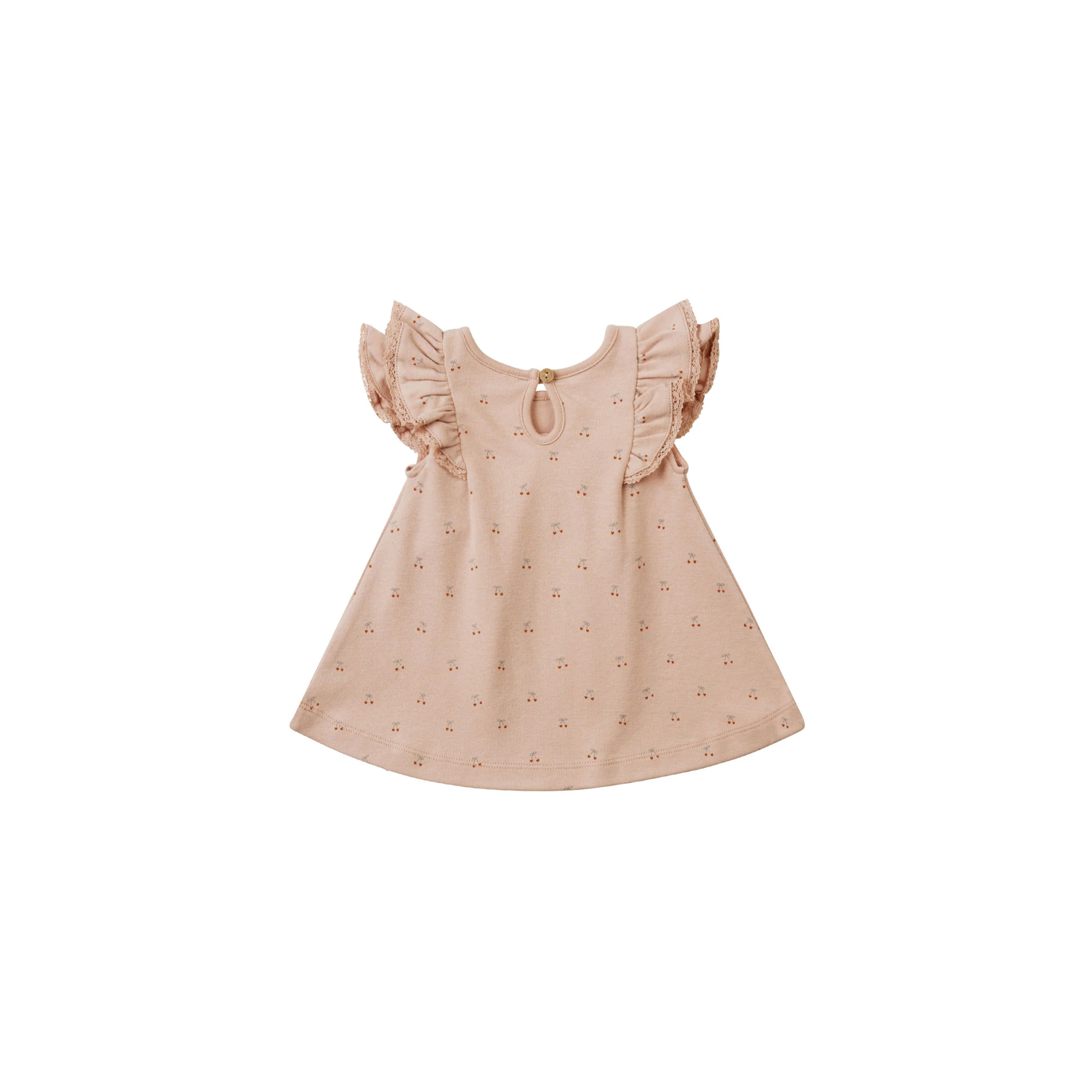Quincy Mae Cherries Flutter Dress - Image 2