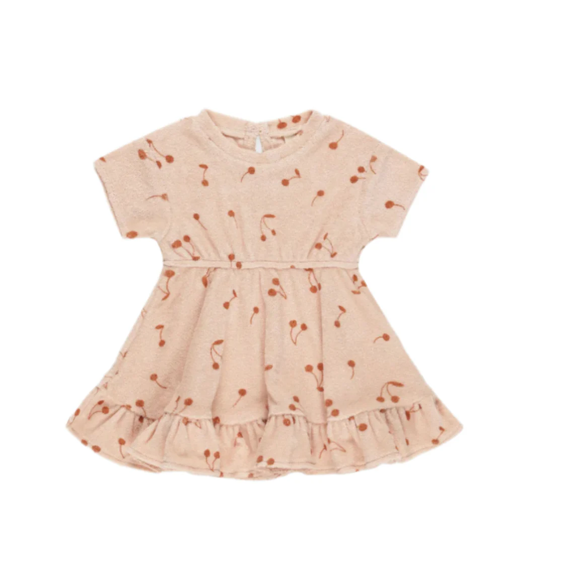 Quincy Mae Cherries Terry Dress