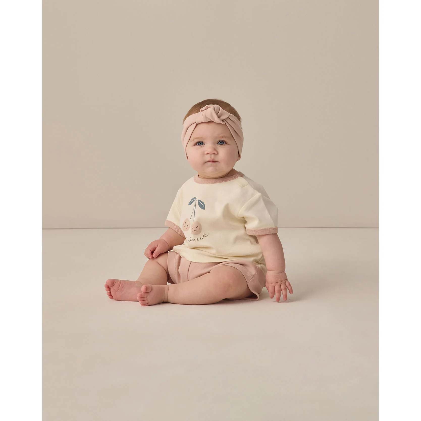 Quincy Mae Cherry Ringer Tee - Image 2