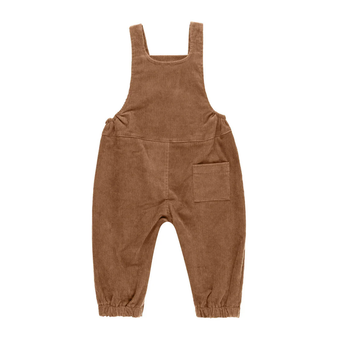 Quincy Mae Cinnamon Cordouroy Baby Overalls - Image 2