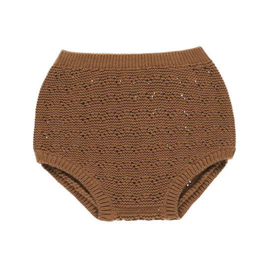 Quincy Mae Cinnamon Knit Bloomer