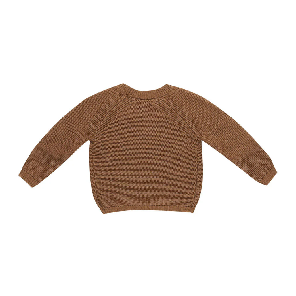 Quincy Mae Cinnamon Knit Wrap Top - Image 2