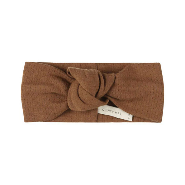 Quincy Mae Cinnamon Knotted Headband