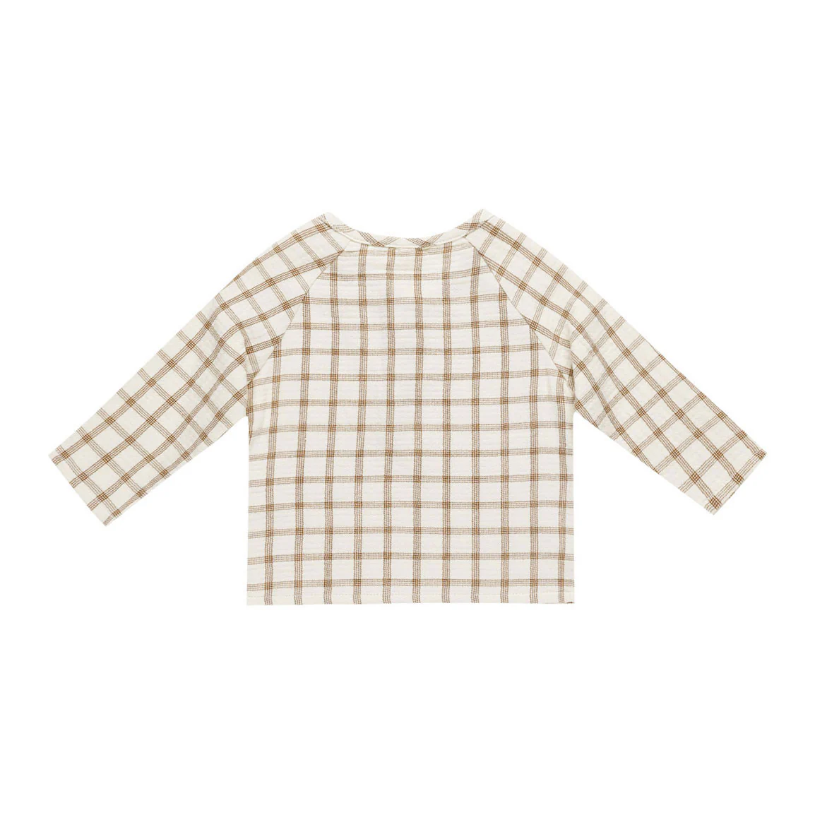 Quincy Mae Cinnamon Plaid Zion Shirt - Image 2
