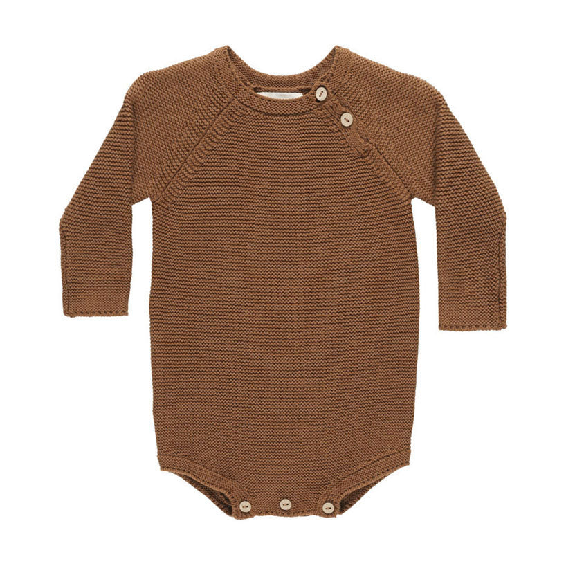 Quincy Mae Cinnamon Riggens Romper