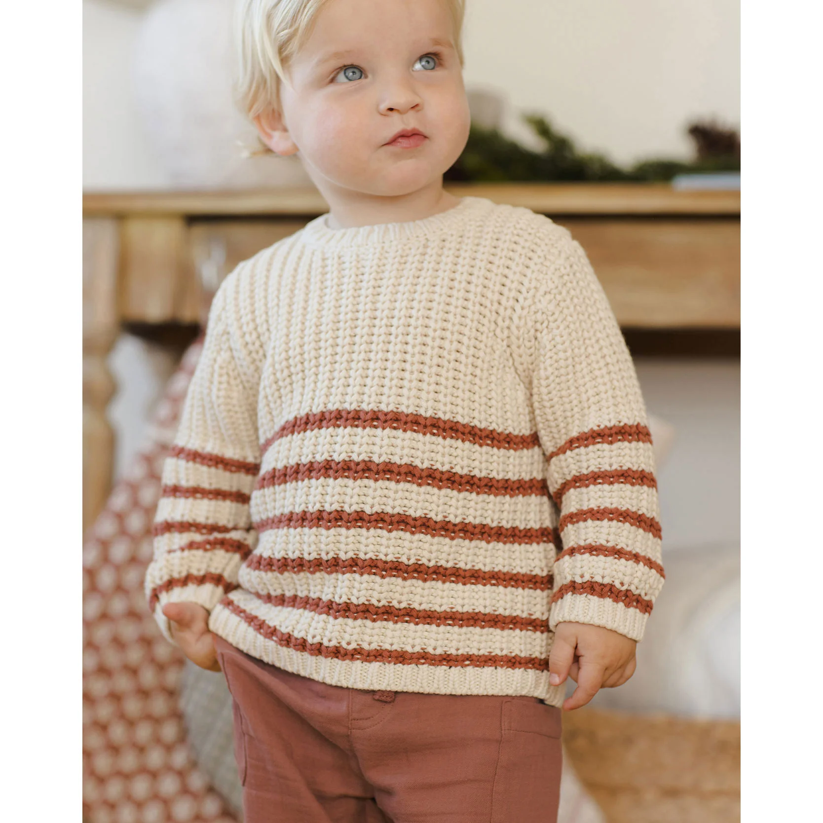 Quincy Mae Cranberry Rex Sweater - Image 2