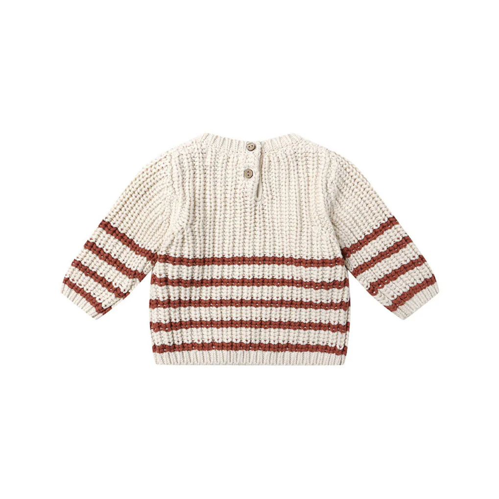 Quincy Mae Cranberry Rex Sweater - Image 3