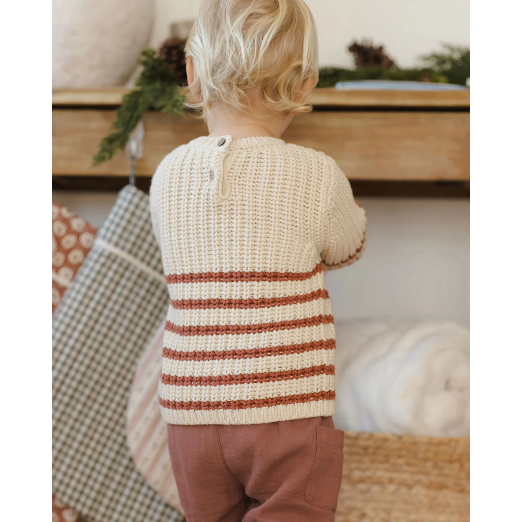 Quincy Mae Cranberry Rex Sweater - Image 4