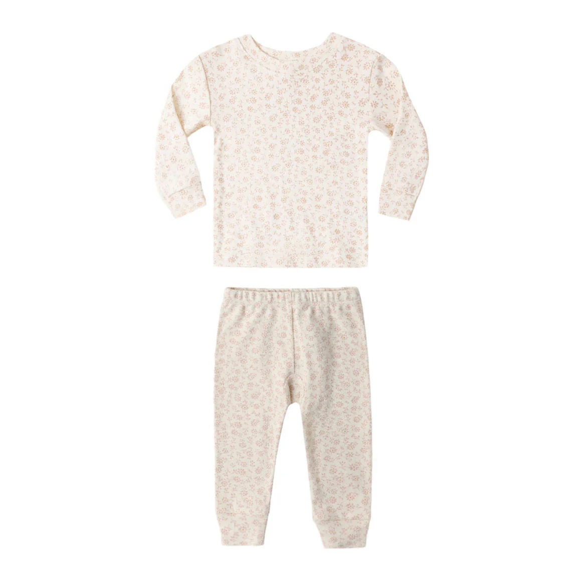 Quincy Mae Ditsy Jersey Pajama Set