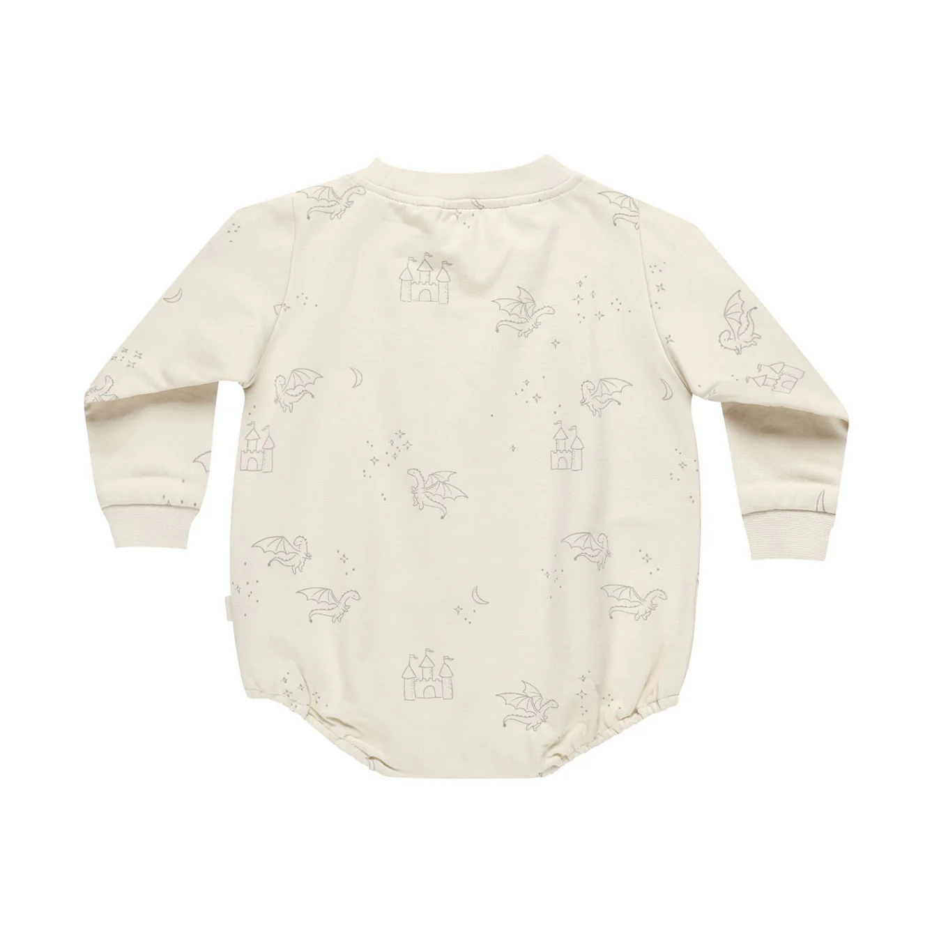 Quincy Mae Dragons Crewneck Bubble Romper - Image 2