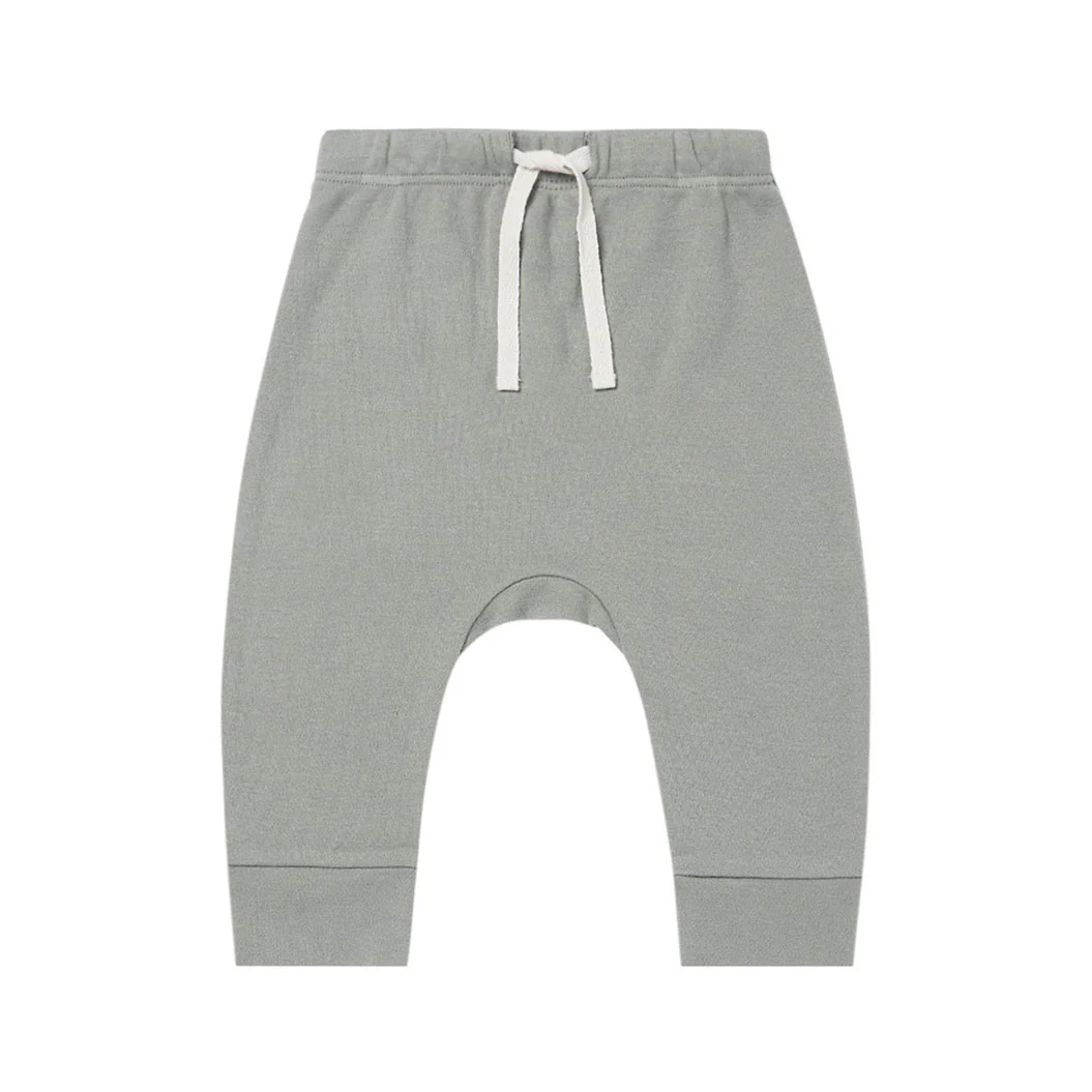 Quincy Mae Dusty Blue Drawstring Pant