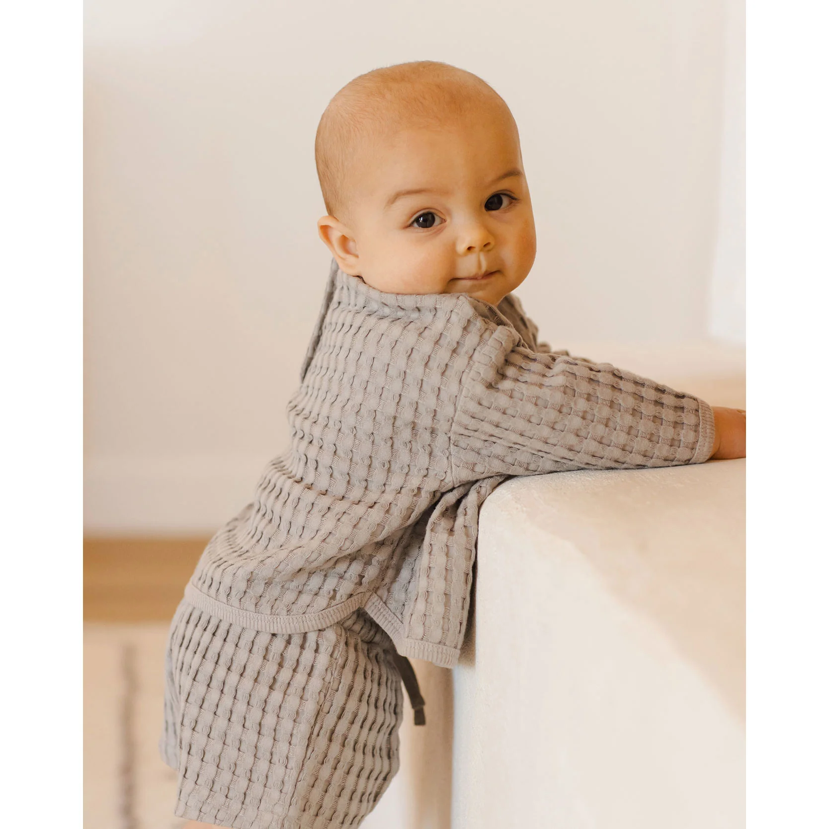 Quincy Mae Dusty Blue Flynn Set - Image 2