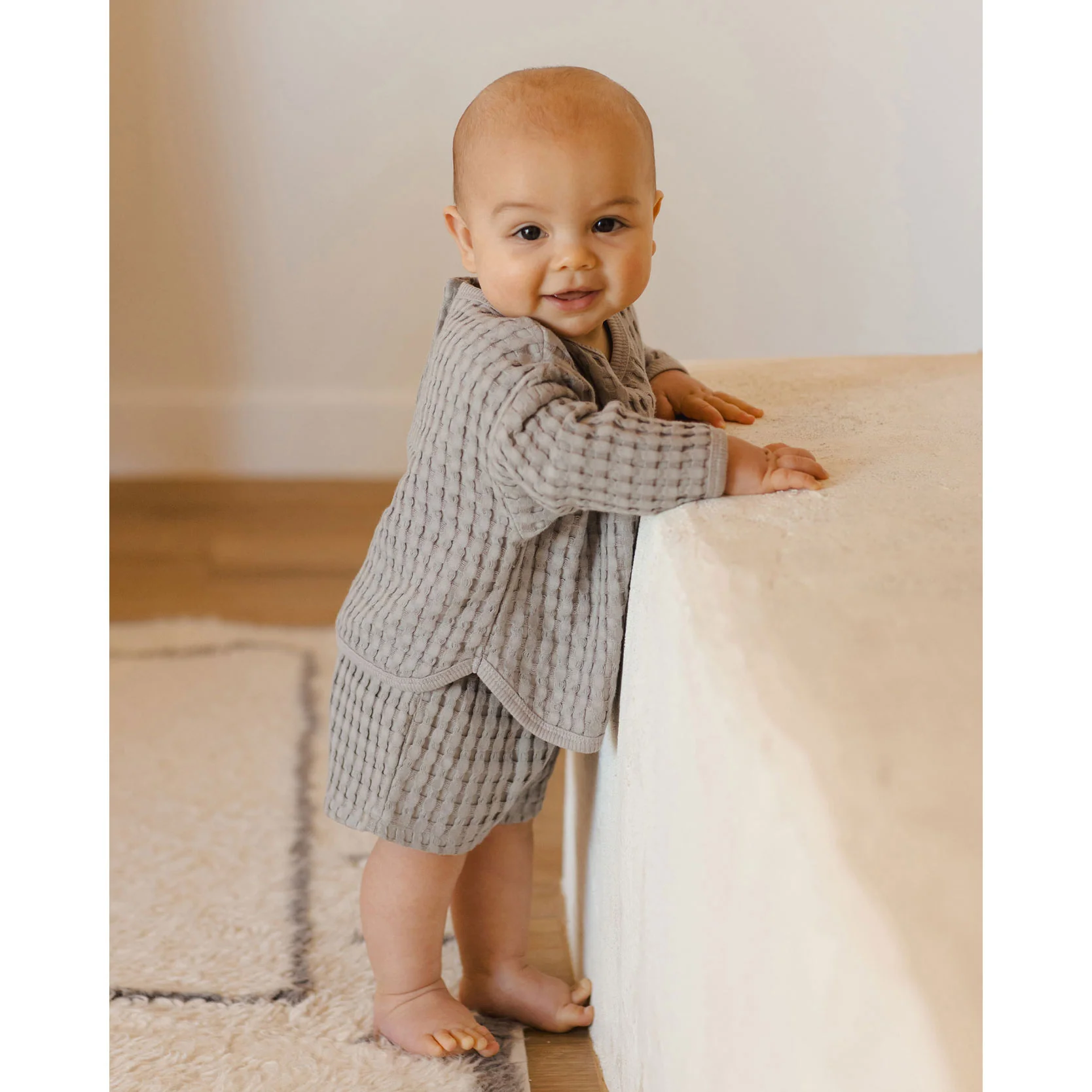 Quincy Mae Dusty Blue Flynn Set - Image 4