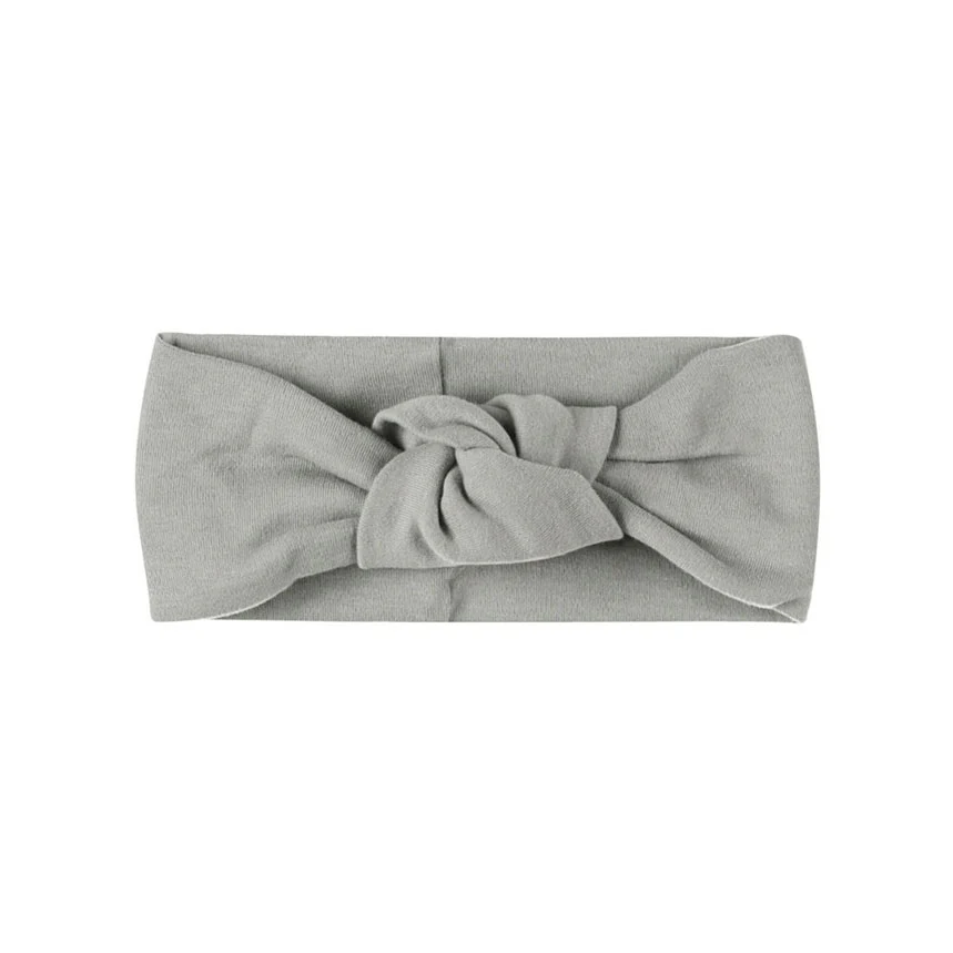 Quincy Mae Dusty Blue Knotted Headband