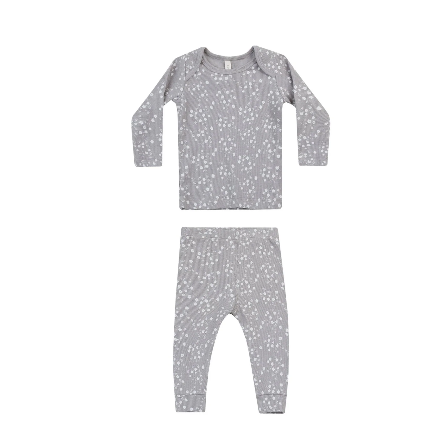 Quincy Mae Fleur Ribbed Tee + Legging Set