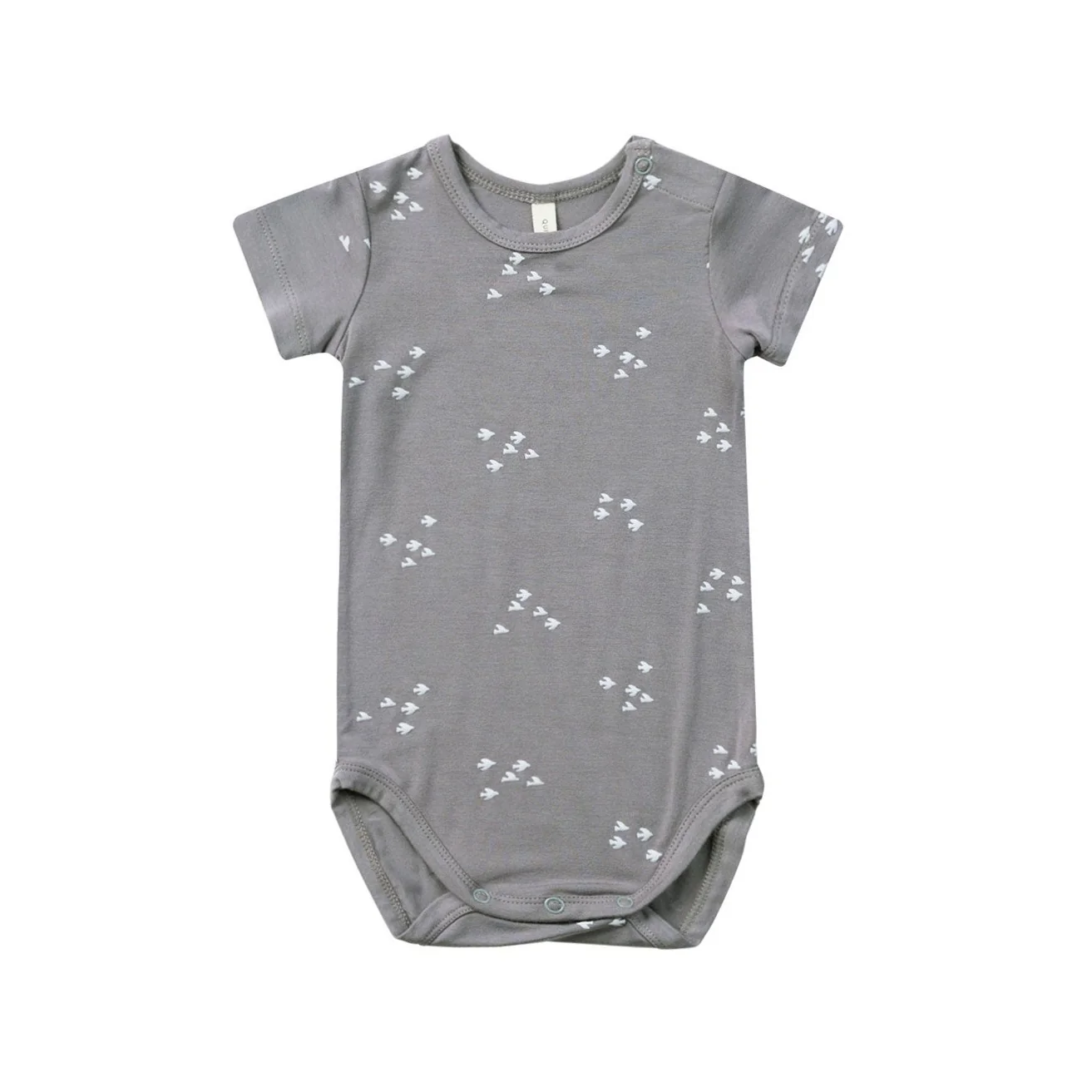 Quincy Mae Flock Bamboo Short Sleeve Bodysuit