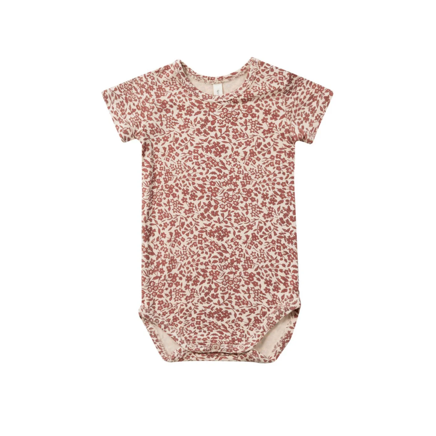Quincy Mae Flower Field Bamboo Short Sleeve Bodysuit