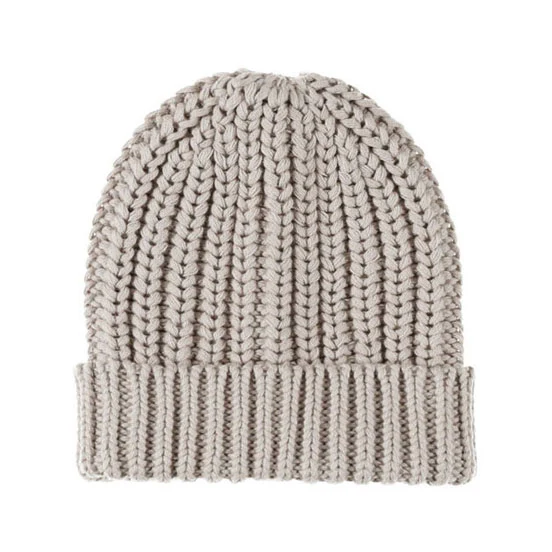 Quincy Mae Fog Chunky Knit Beanie