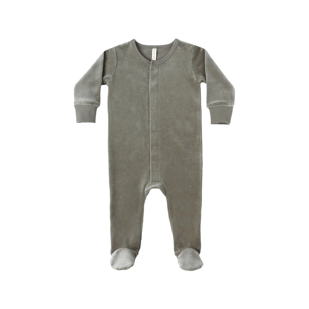 Quincy Mae Forest Hidden Snap Footie