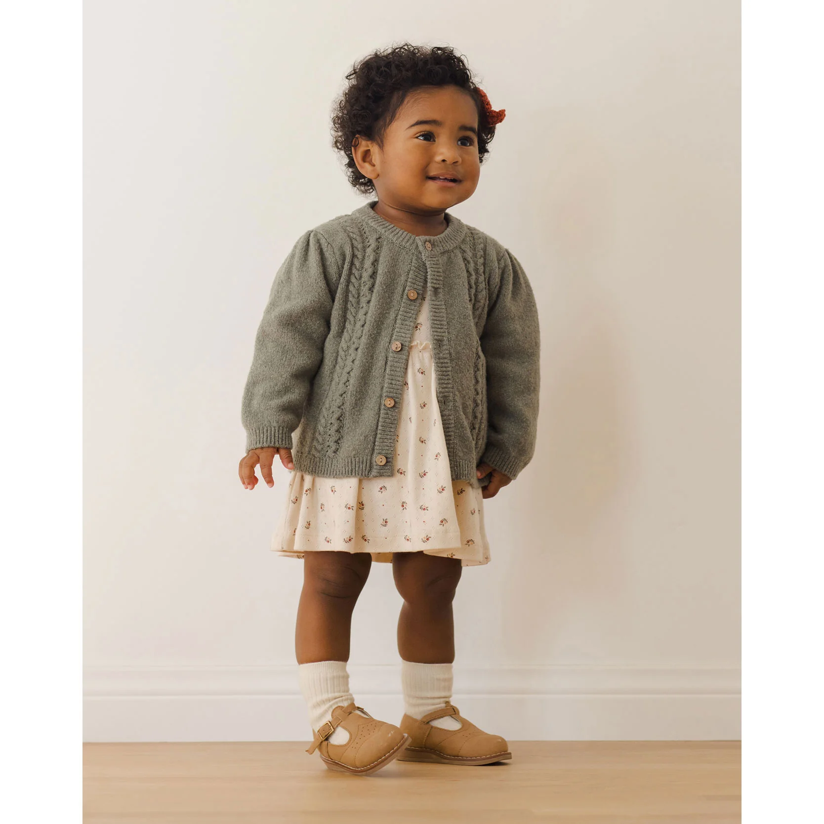 Quincy Mae Forest Holly Cardigan - Image 2