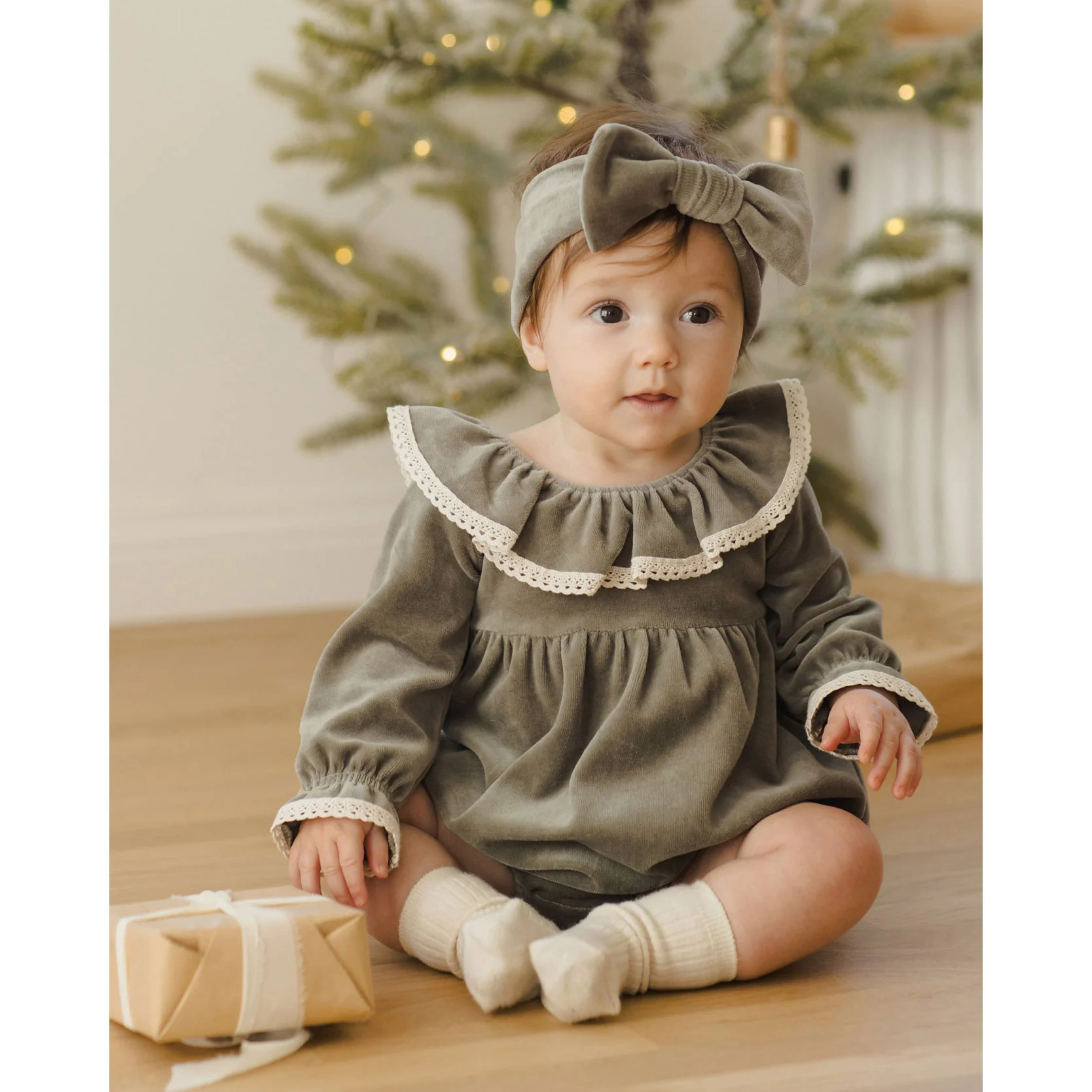 Quincy Mae Forest Wendy Romper - Image 2