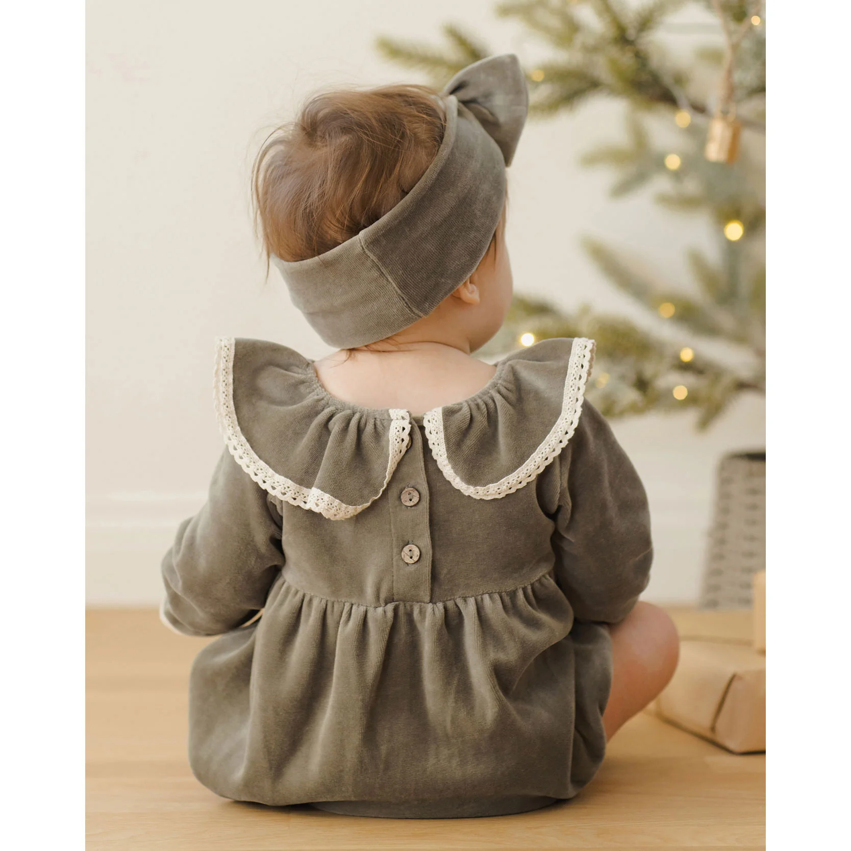 Quincy Mae Forest Wendy Romper - Image 4