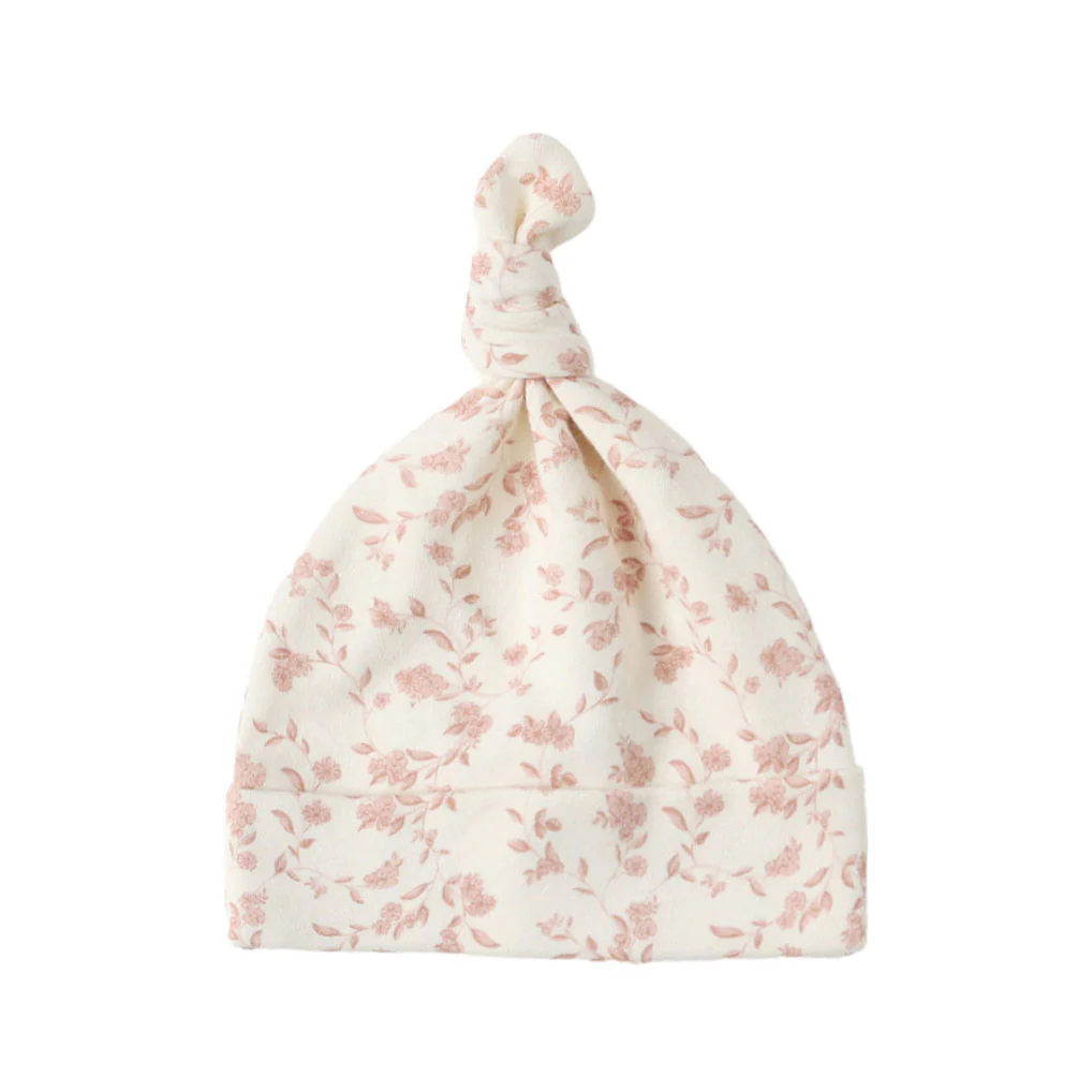 Quincy Mae French Garden Knotted Baby Hat