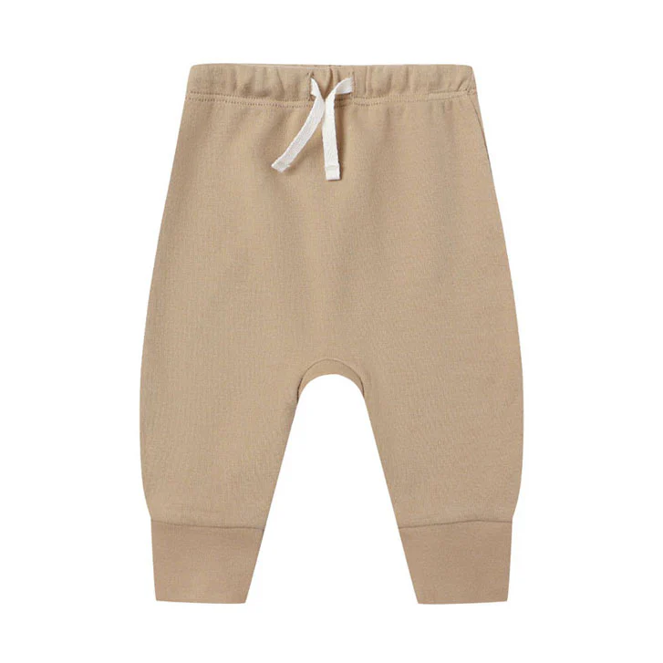 Quincy Mae Gold Drawstring Pant