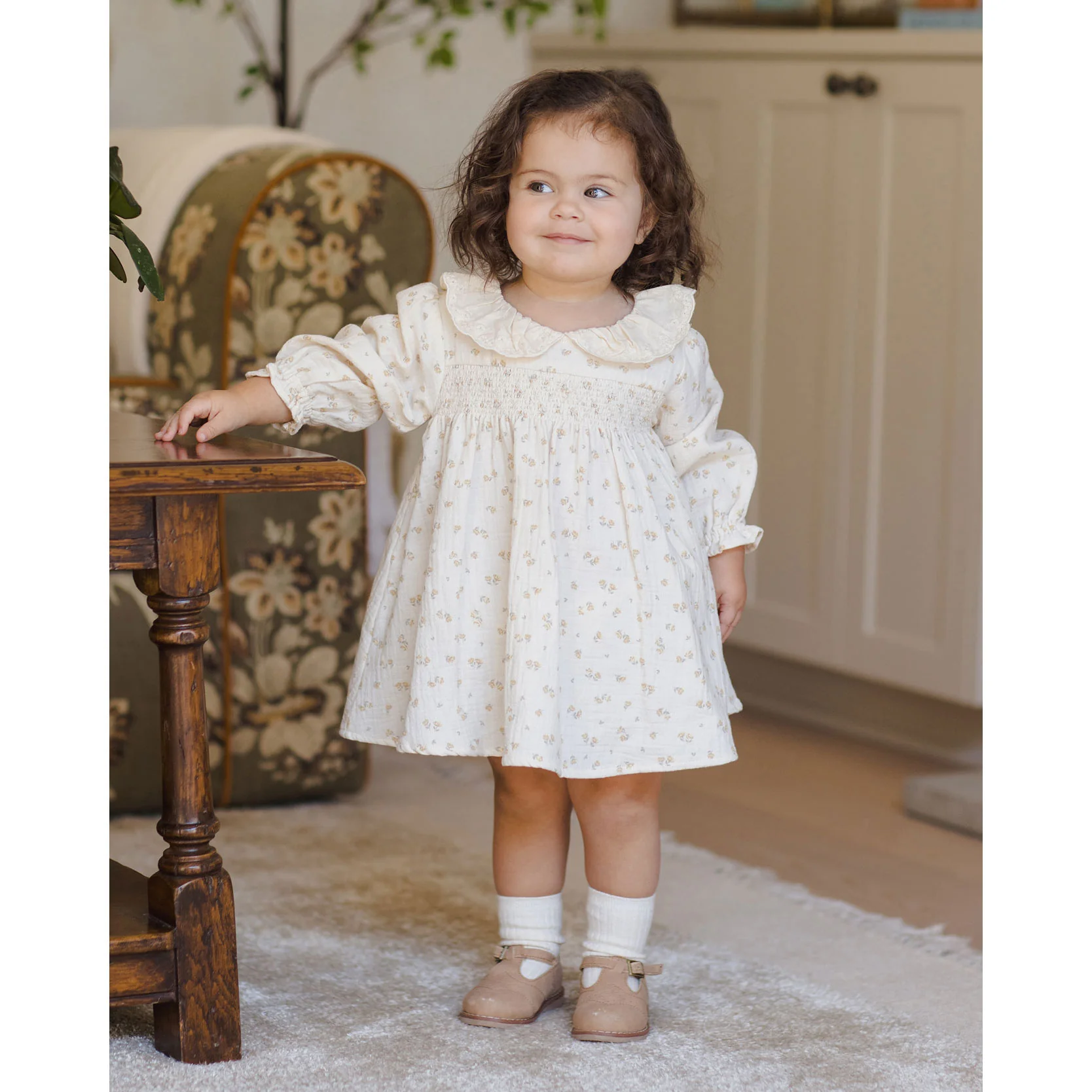 Quincy Mae Golden Floral Callie Dress - Image 2