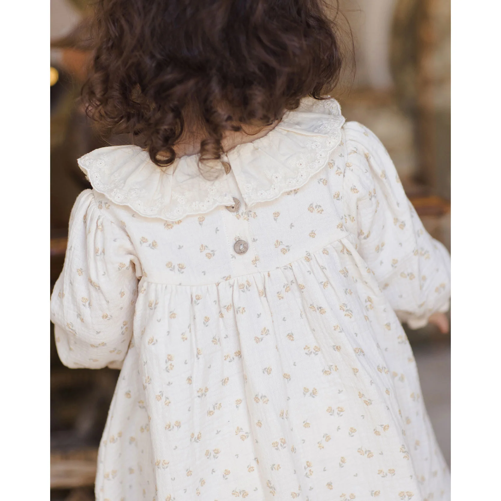 Quincy Mae Golden Floral Callie Dress - Image 4